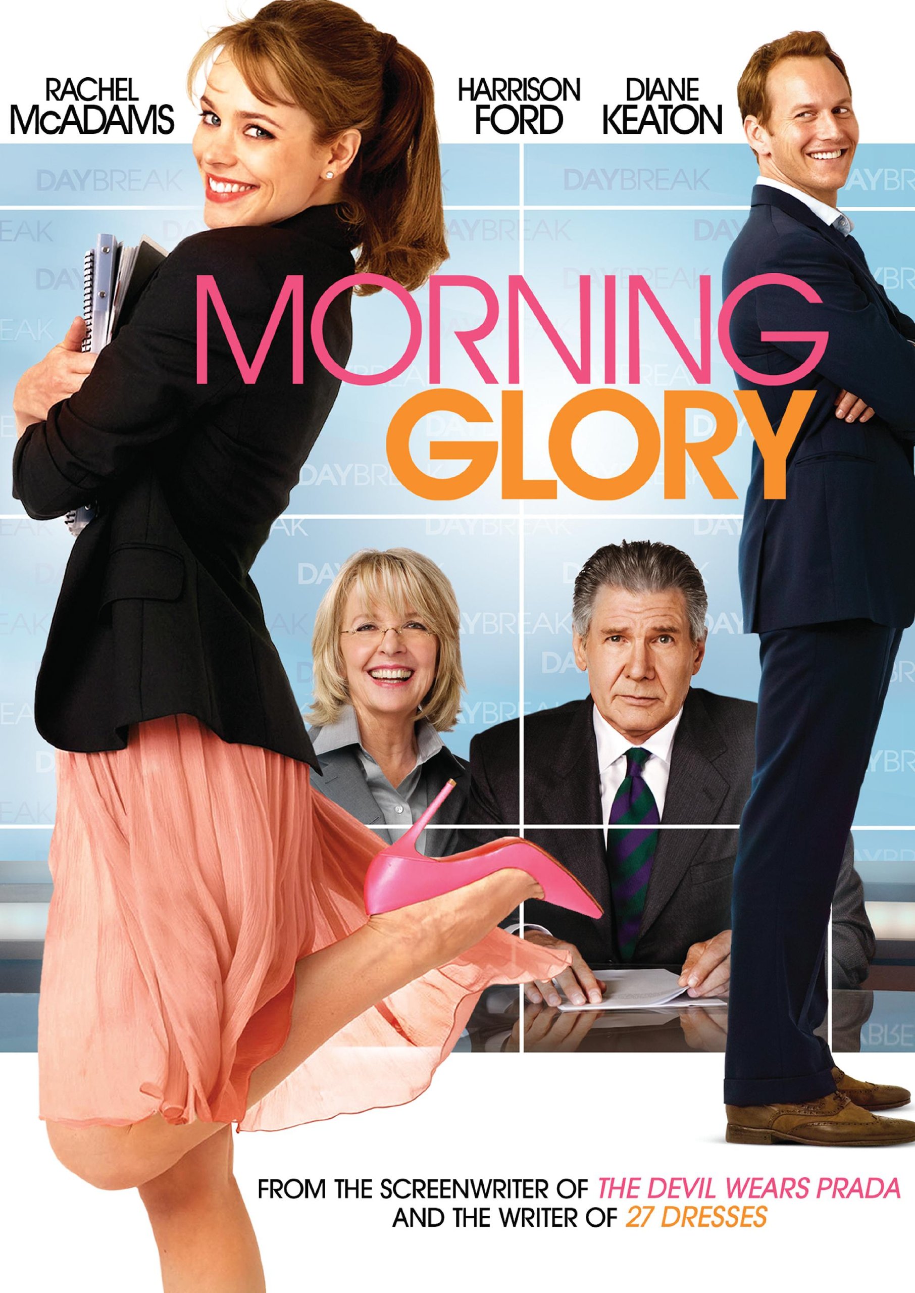 Morning Glory Película en DVD de Importación Americana y Británica para Colección