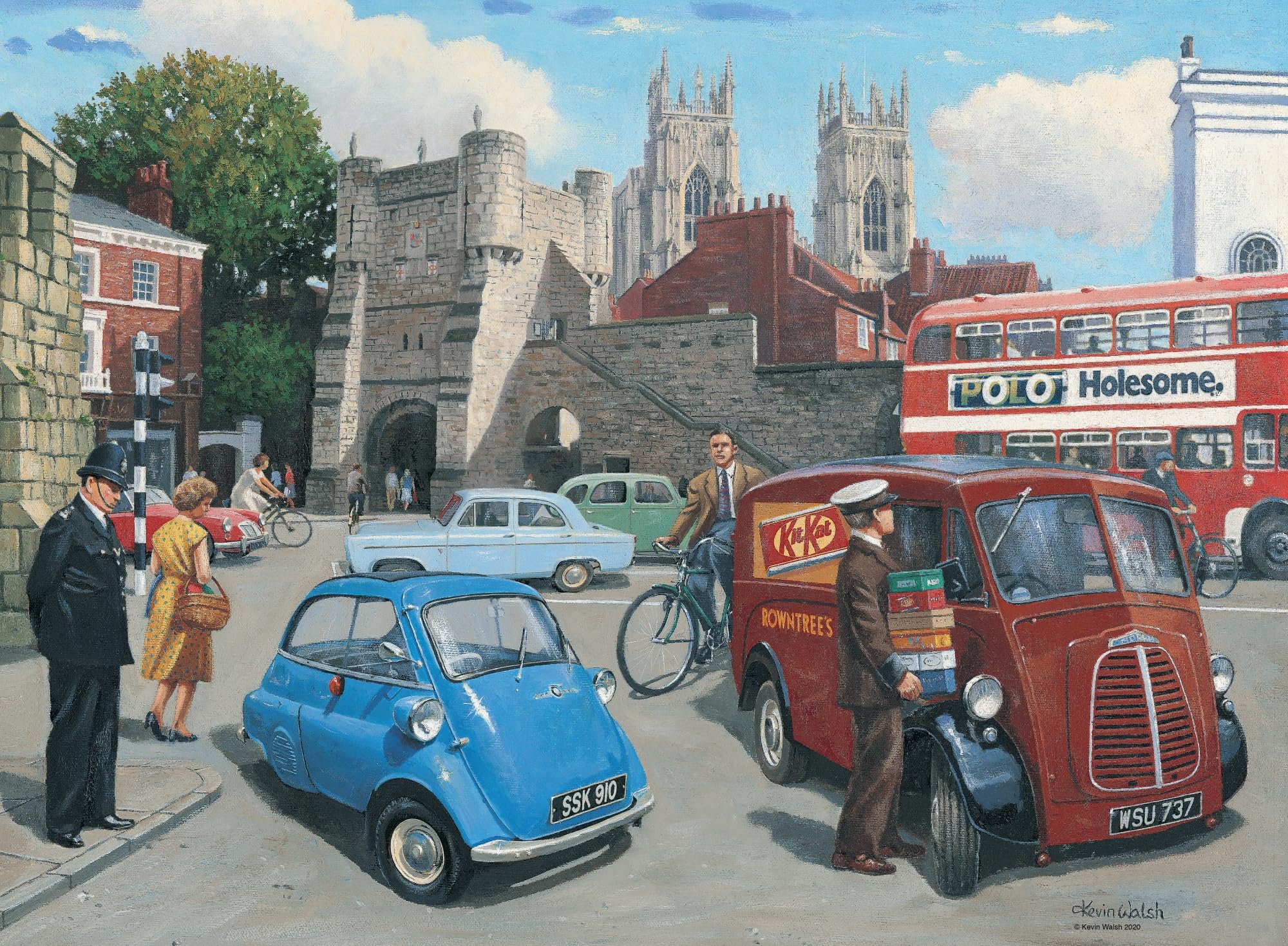 Ravensburger Happy Days Collection No.2 Days Out 4x 500 Piece Jigsaw Puzzle for Adults and Kids Age 10 Years and Up