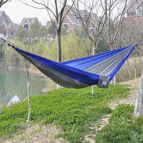 Miniatura 5 de OuterEQ Hamaca portátil de paracaídas para camping ligera tela de nailon