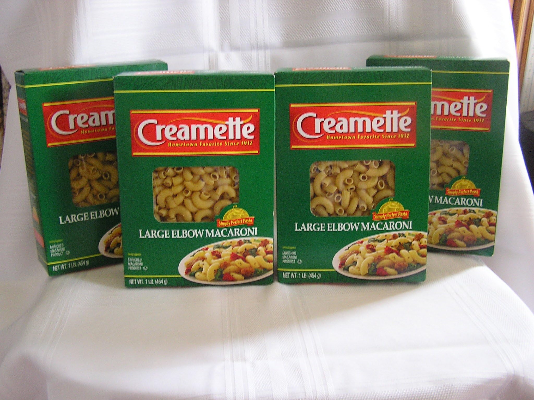 Creamette Large Elbow Macaroni Noodles Pasta (4) One Pound