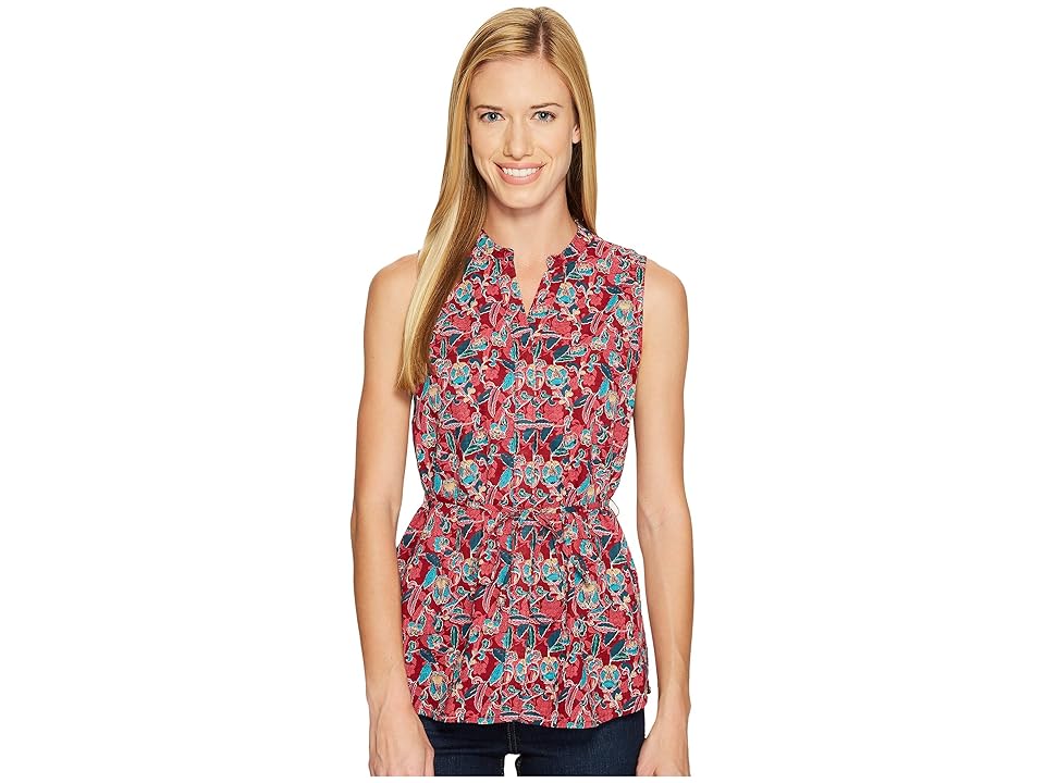 

Woolrich Twin Pines Eco Rich Sleeveless Shirt (Rhubarb) Women's Sleeveless