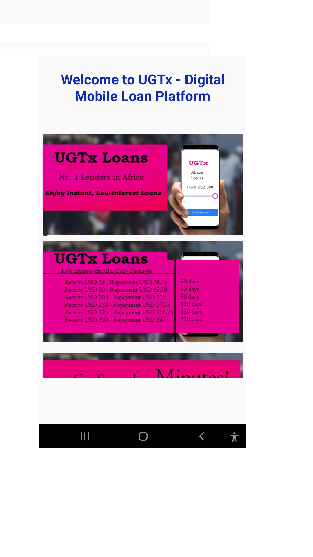 UGTx-Digital Loans App - App on Amazon Appstore