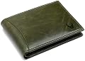 WildHorn RFID Protected Leather Wallet for Men, Green