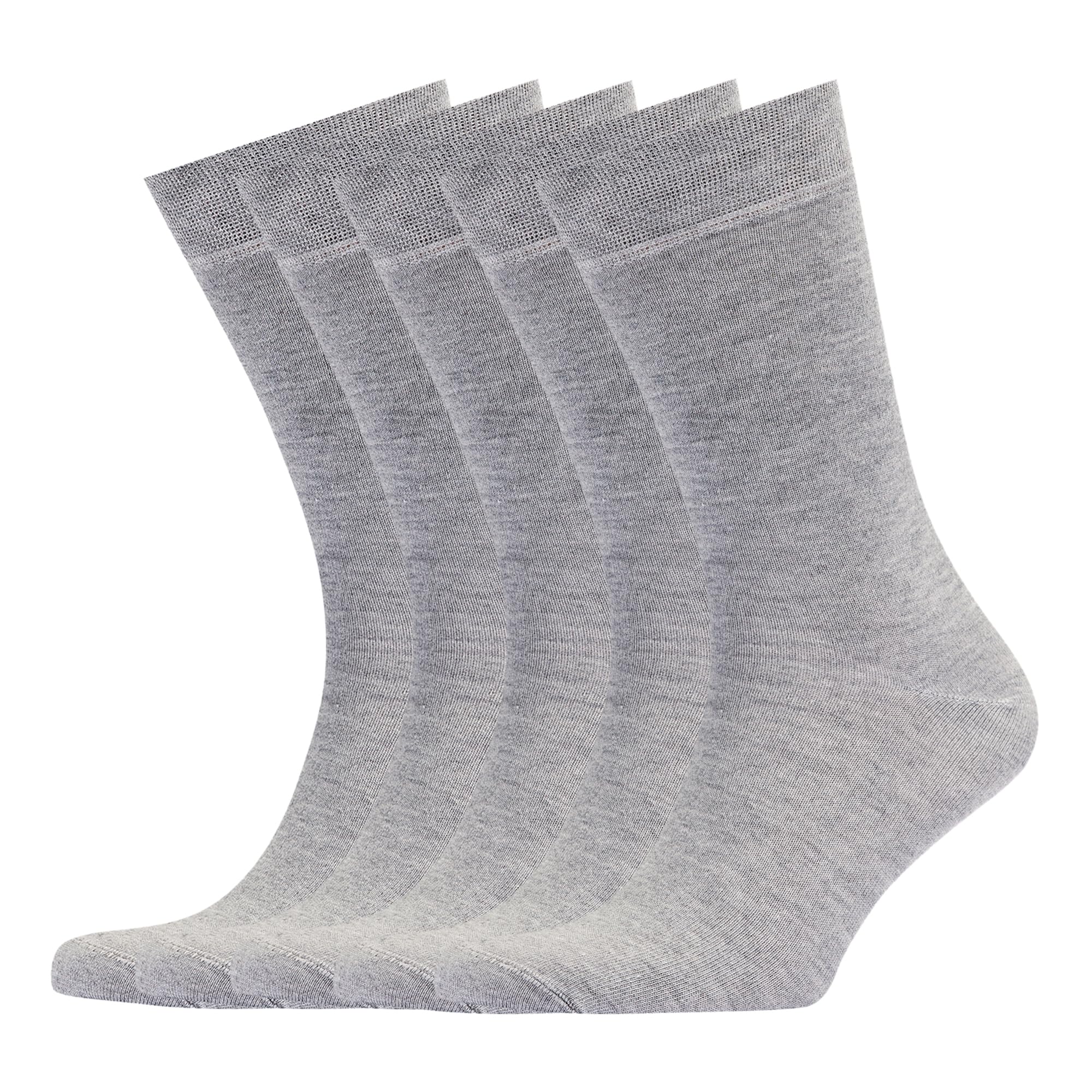VRD Men's Dress Socks Bamboo Rayon, 5-Pack Crew Socks, Multiple Colors and Designs, Shoe Size 8-13, Gift Box