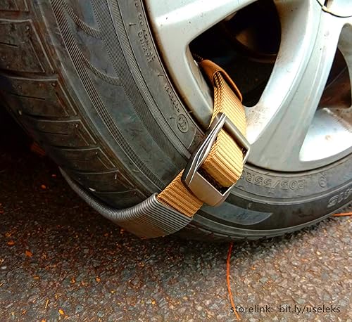 Miniatura 2 de none brand Cadenas de neumáticos fáciles de nieve resistentes para camión, camioneta, SUV, automóvil, camioneta, cuatrimoto, Jeep, Honda, Toyota,