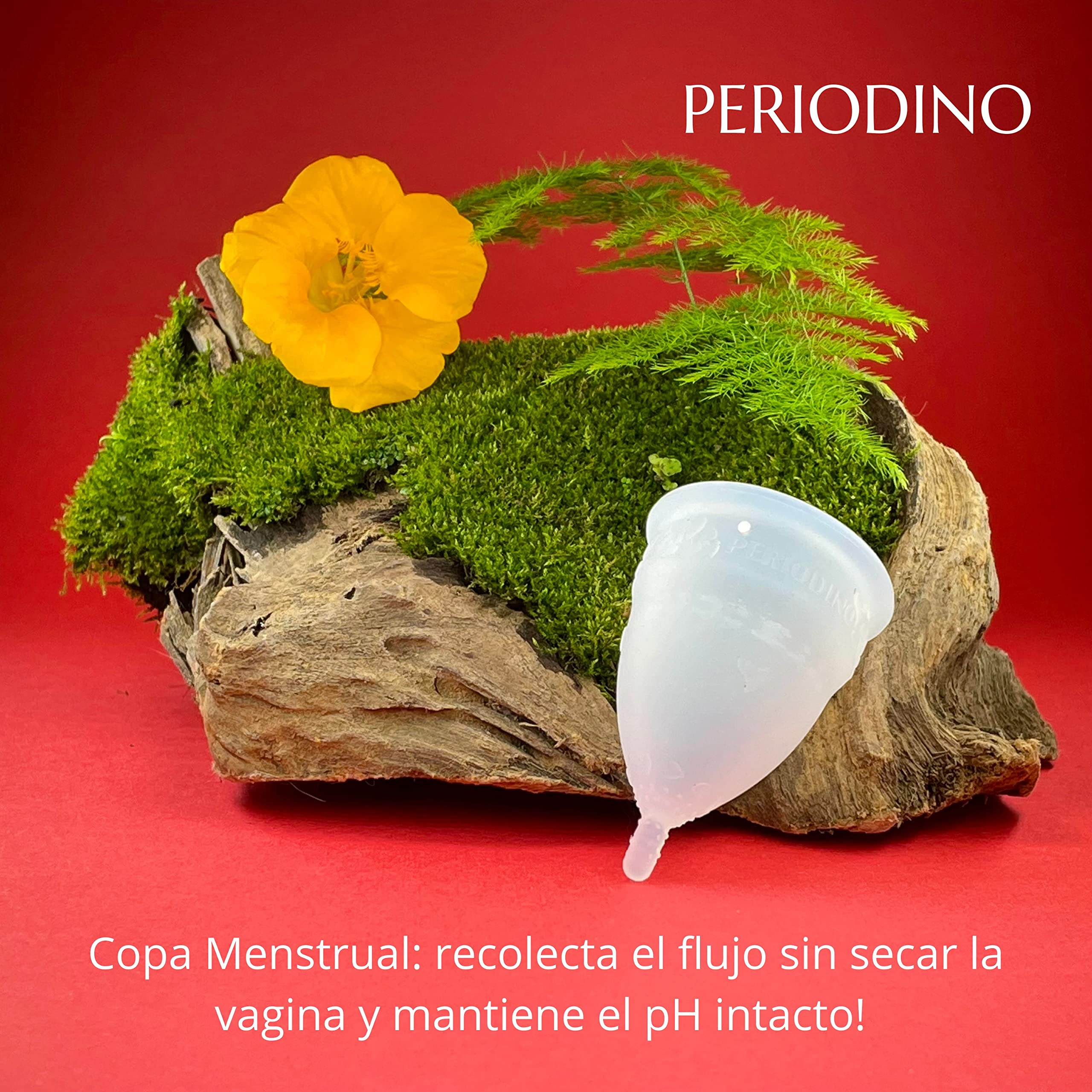 Pack de Copas Menstruales Small - Large. Alternativa a bragas menstruales. Más sano que Tampones y Compresas. Funciona con cualquier esterilizador copa menstrual. No hace falta aplicador.