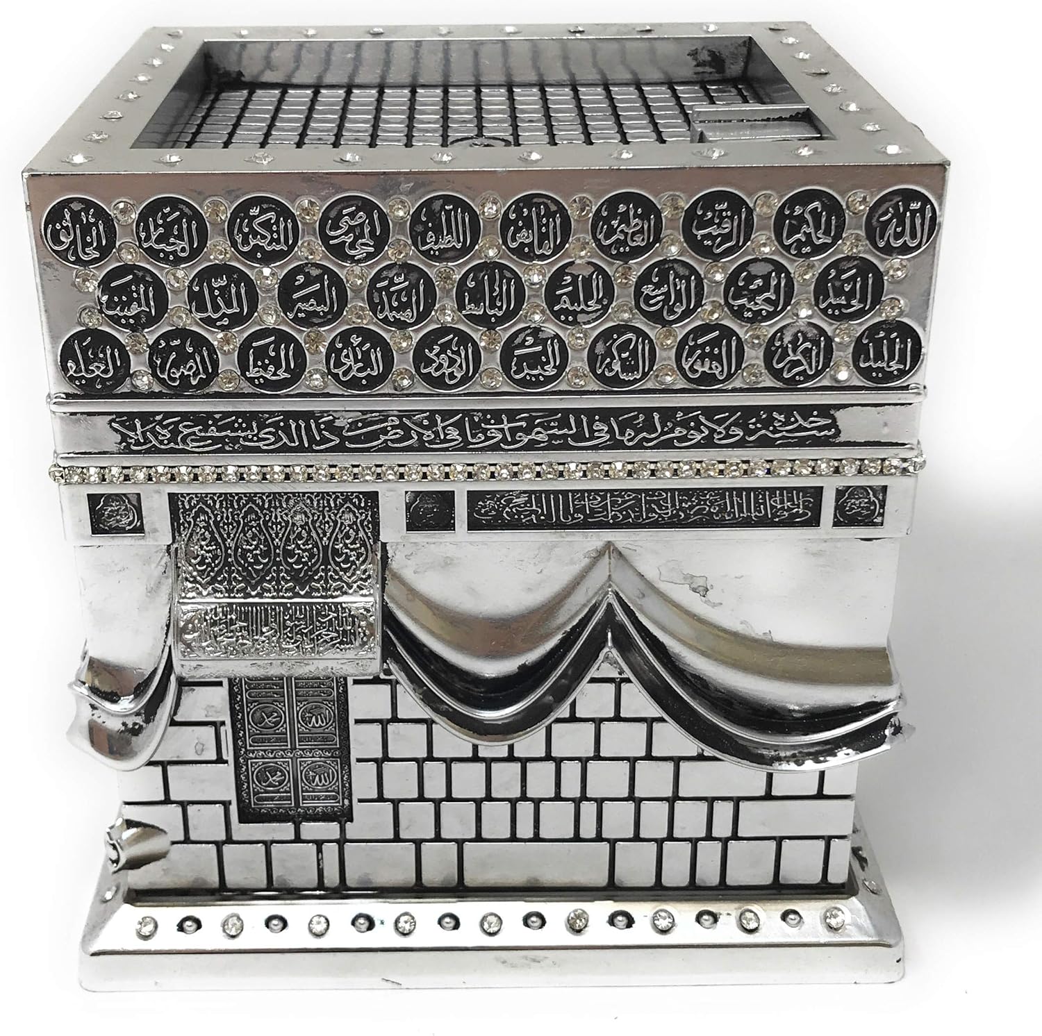 Yagmurcan Kaaba Meca - Figura Decorativa de Mesa con Piedras de imitación