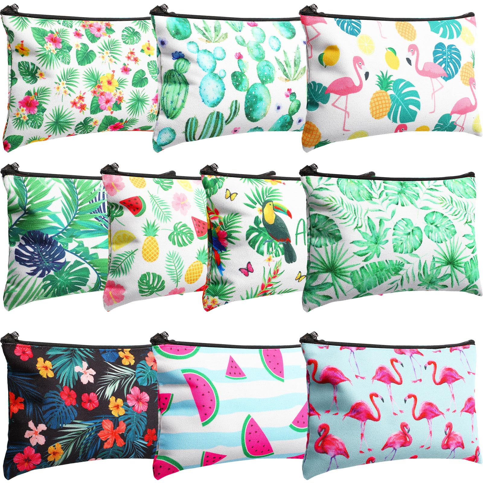 Eccliy 20 bolsas de maquillaje deportivas, bolsa de cosméticos deportiva, regalos de lona, sóftbol, voleibol, fútbol, béisbol, accesorios para niñas, bolsa de aseo con cremallera para mujeres,