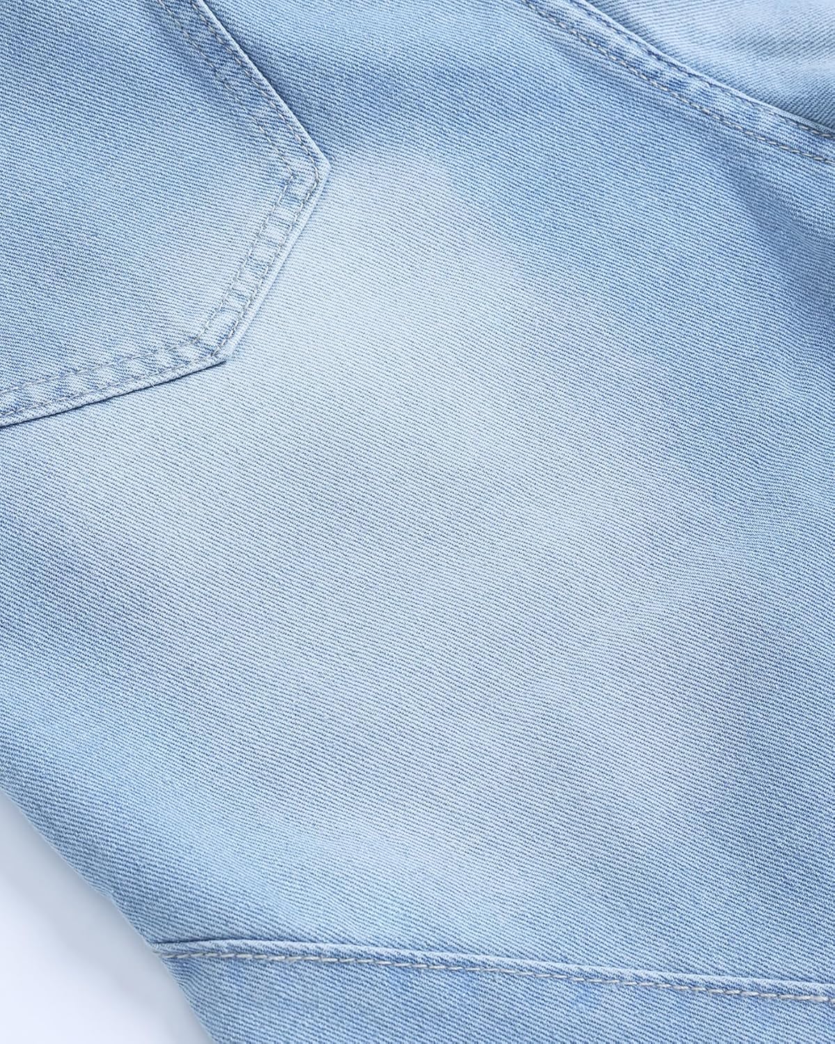 Kedera Women's Baggy Wide Leg Barrel Jeans Horseshoe Casual Boyfriend Denim Pants Loose Fit Trousers - Image 5