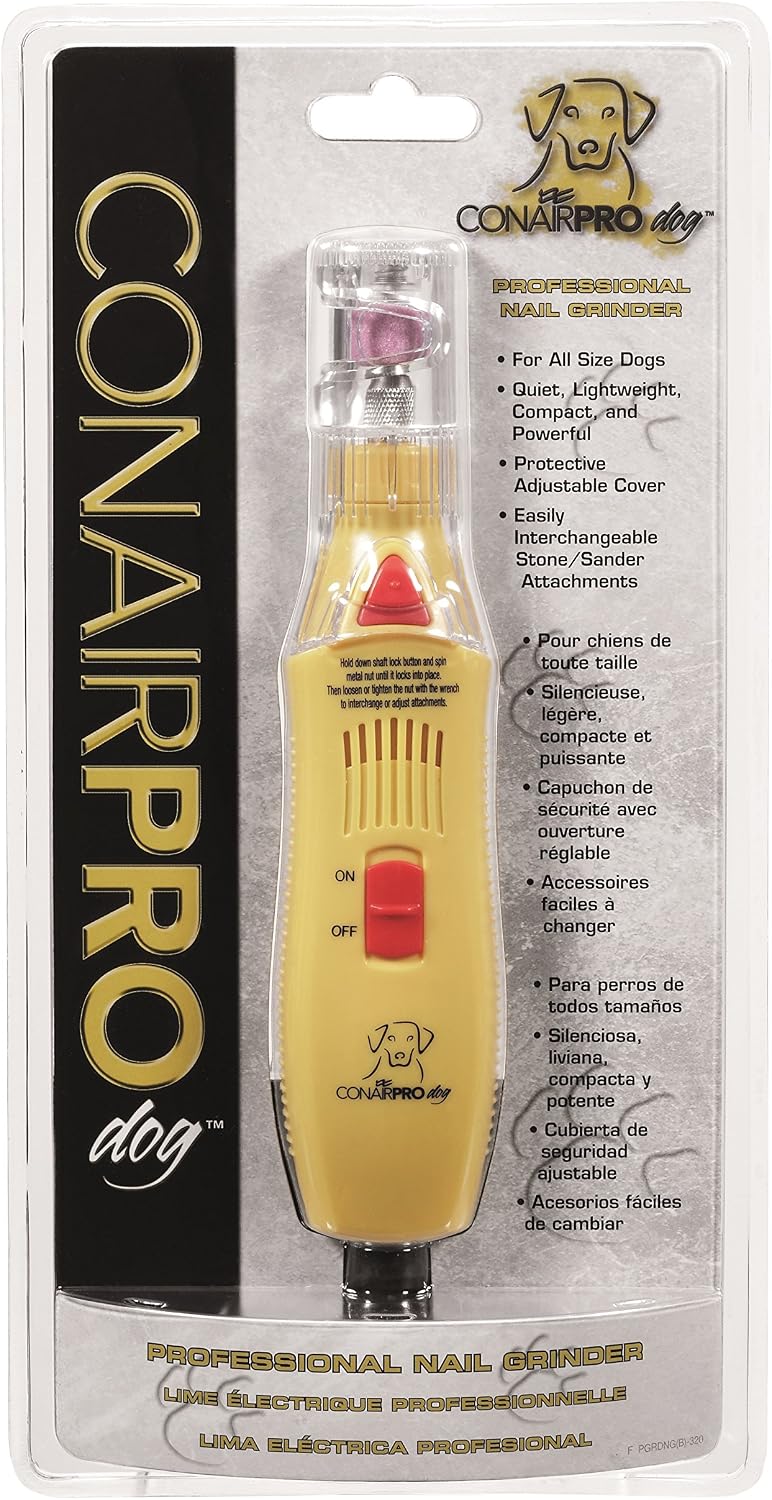 ConairPRO Dog & Cat Professional Nail Grinder in packaging