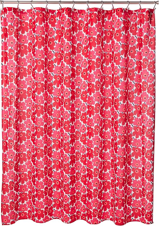 Marimekko Shower Curtain, Lightweight Cotton Bathroom