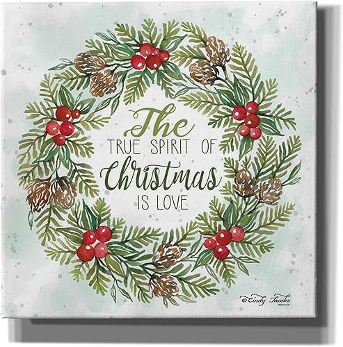 Epic Graffiti 'Corona de espíritu verdadero' por Cindy Jacobs, arte de pared en lienzo, 12 x 12 pulgadas