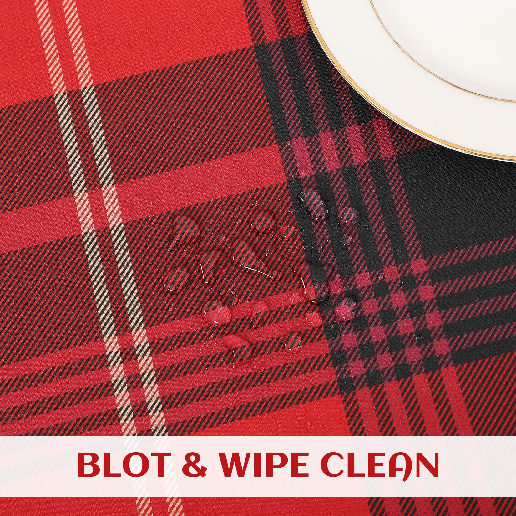 Nappe De Noël Facile À Nettoyer, Décoration De Table Pour