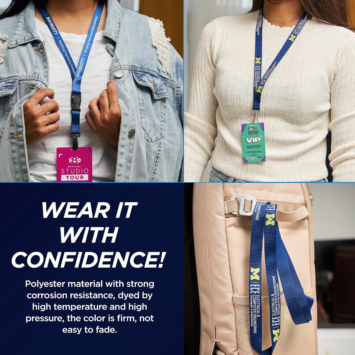 Custom Lanyards in Bulk – Personalized ID Badge Holders