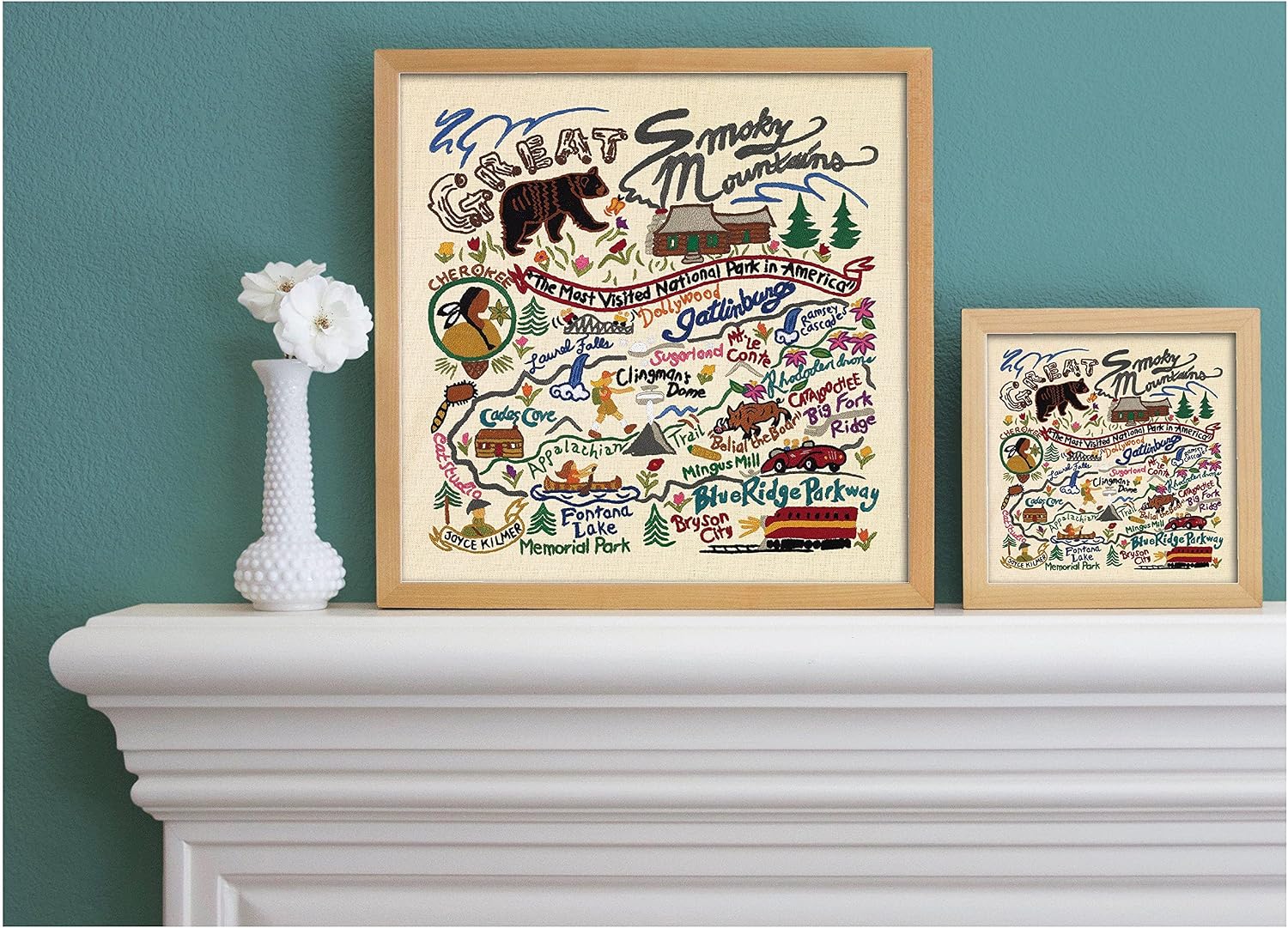 Catstudio Great Smoky Mountains Fine Art Print | 16"x16"