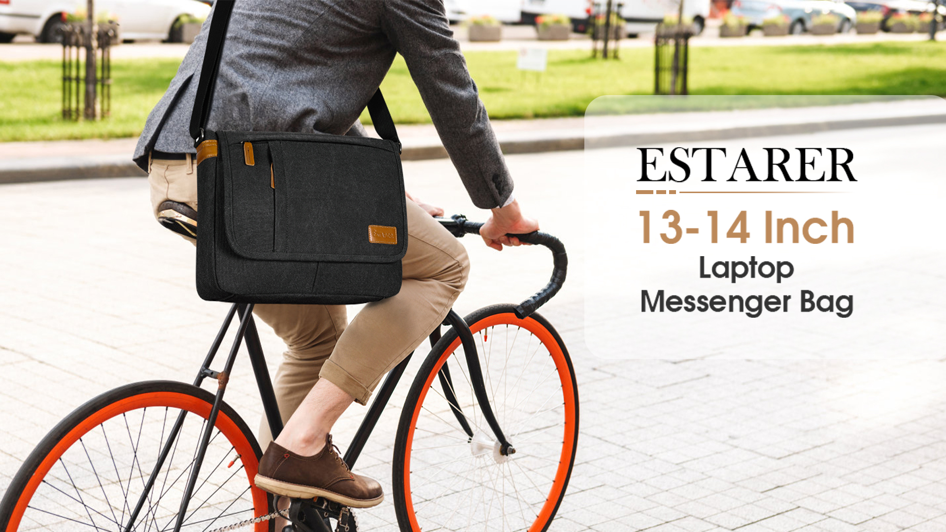 Maletín Estarer para laptop 13-13.3" resistente al agua miniatura 7