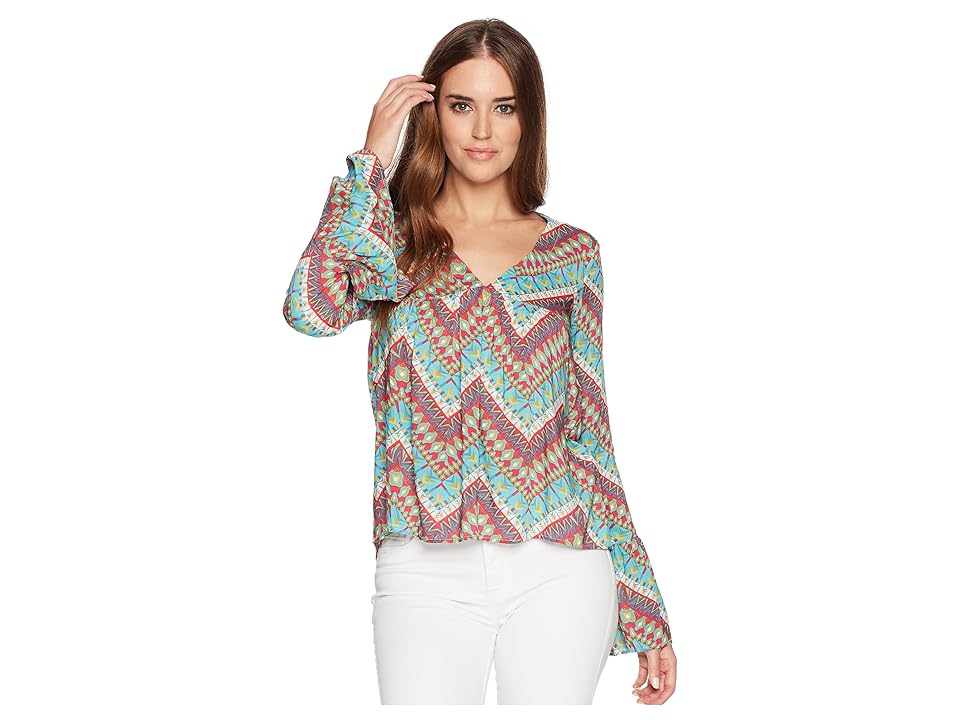 

Roper 1732 Aztec Chevron (Green) Women's Clothing