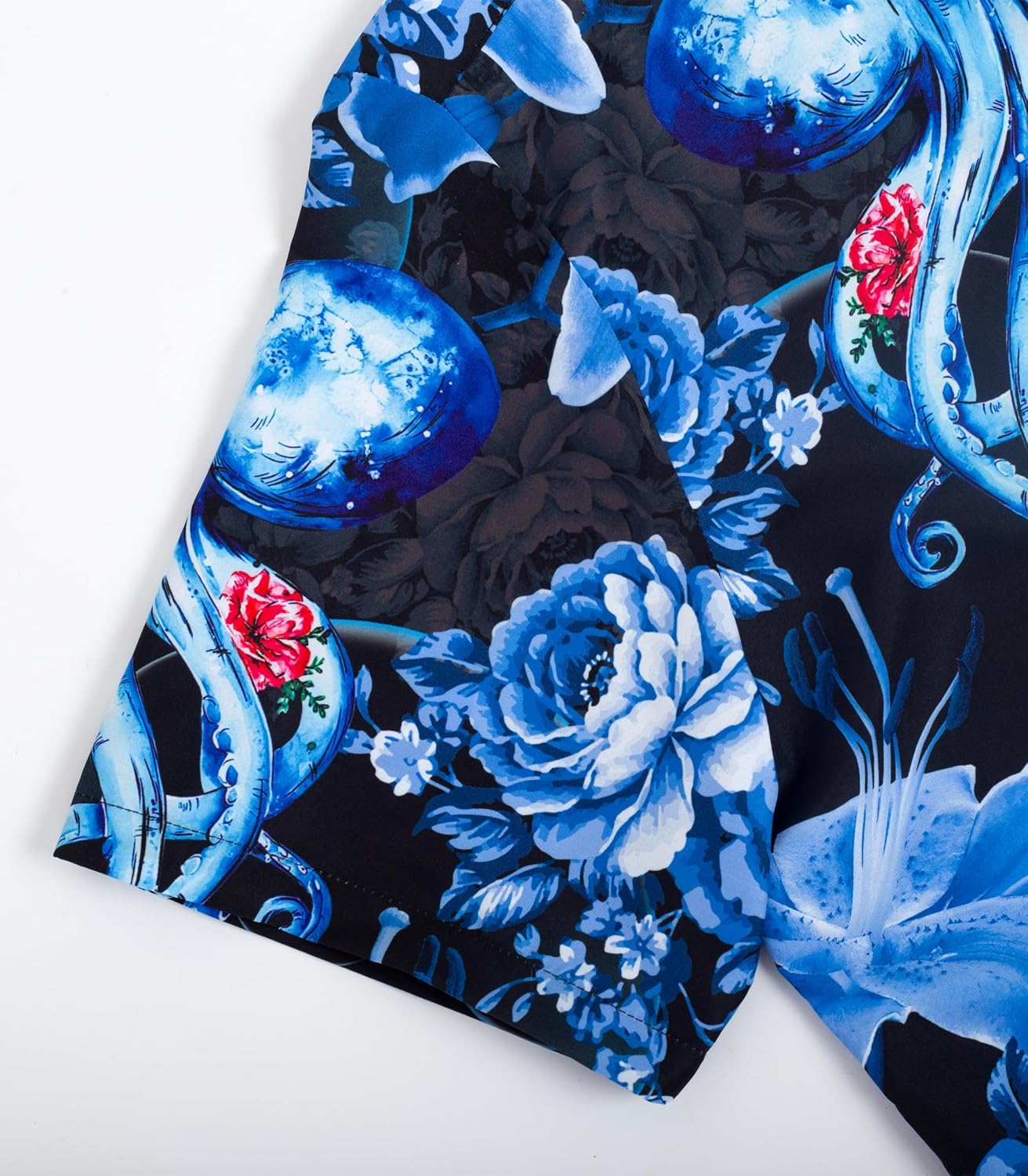 MIKENKO Funny Mens Hawaiian Shirts Short Sleeve Button Up Beach Summer Button Down Hawaiian Shirt for Men Big and Tall - Image 5