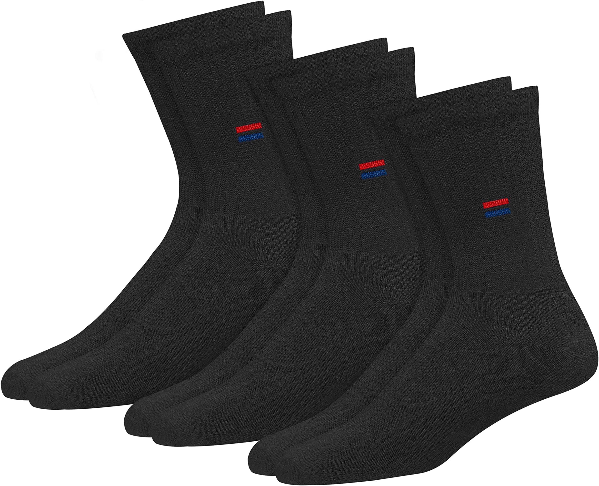 - Men's Crew Length Cushion Cotton Socks (Pack of 3) (Free Size)