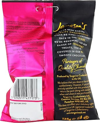 Jamesons Raspberry Ruffles (135g x 12)