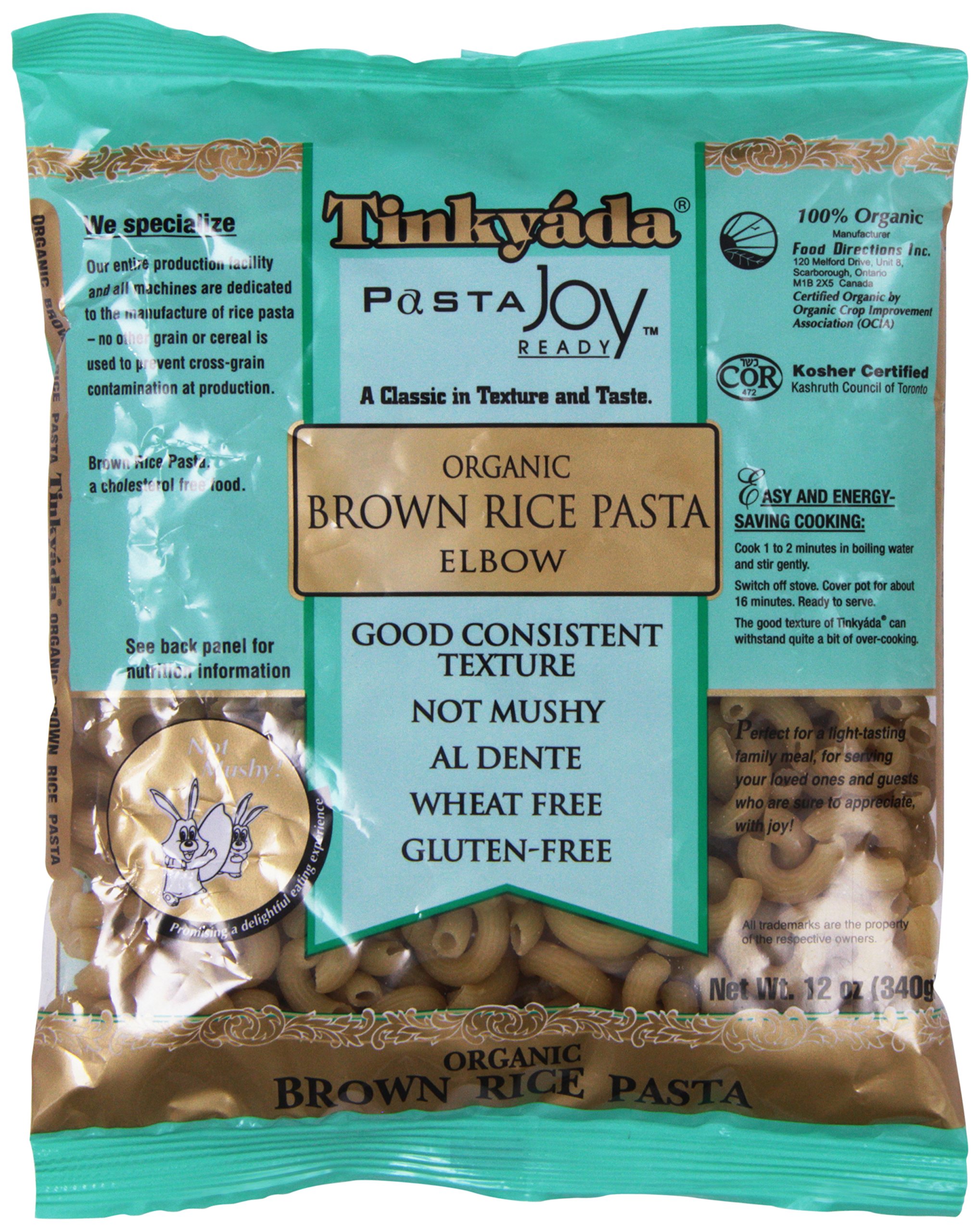 Tinkyada, Brown Rice Pasta Elbows, 12 oz