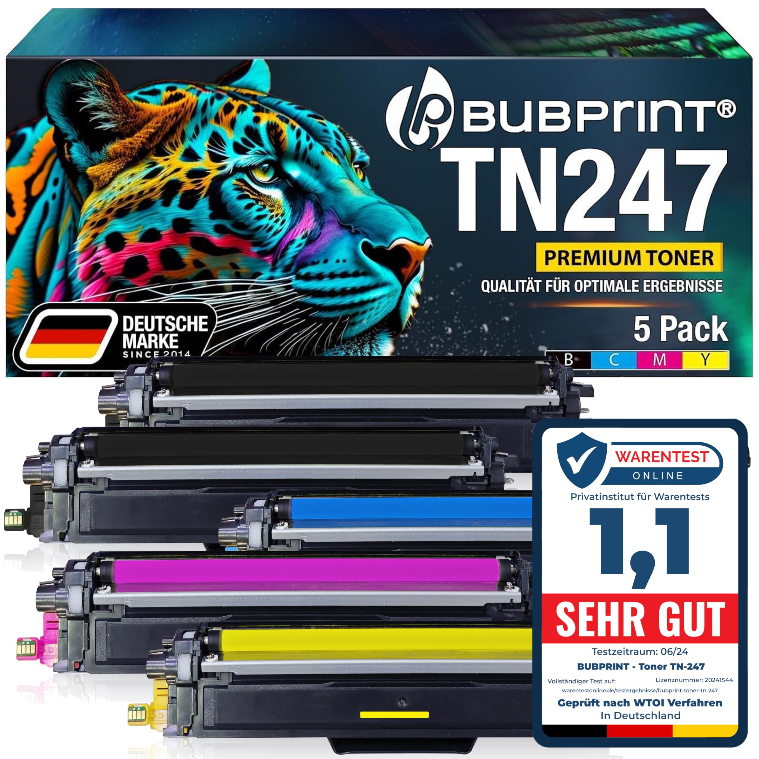 TONER EXPERTE® DR243CL 4X Bildtrommel kompatibel für Brother DCP