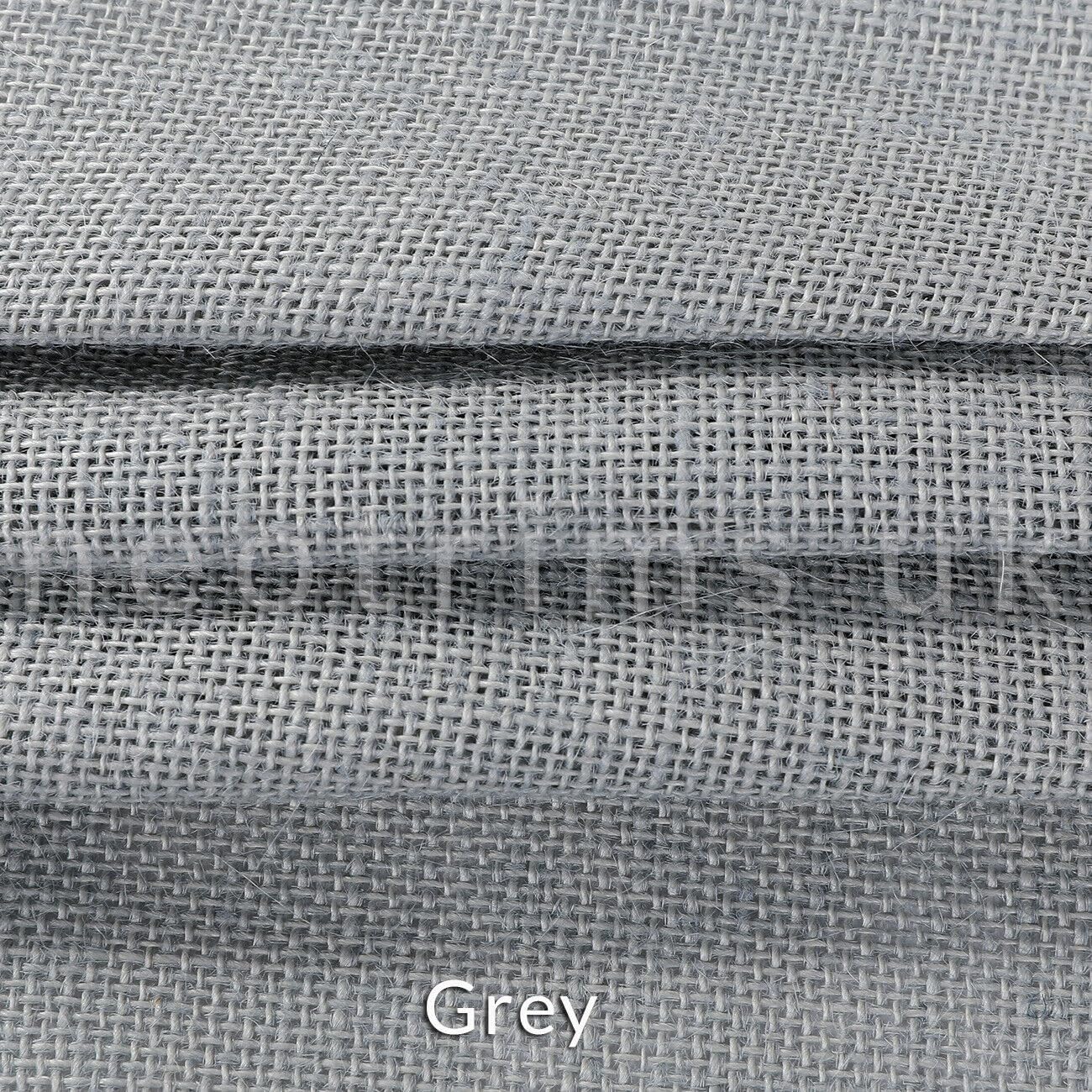 Dyed Jute Hessian Fabric,7 Colours,60 inch Extra Wide Cloth Burlap Material Upholstery,Table Runners Weddings Décor, Natural + 6 Colours. 10 Ounce, Neotrims UK. [Grey, 5 Meters]