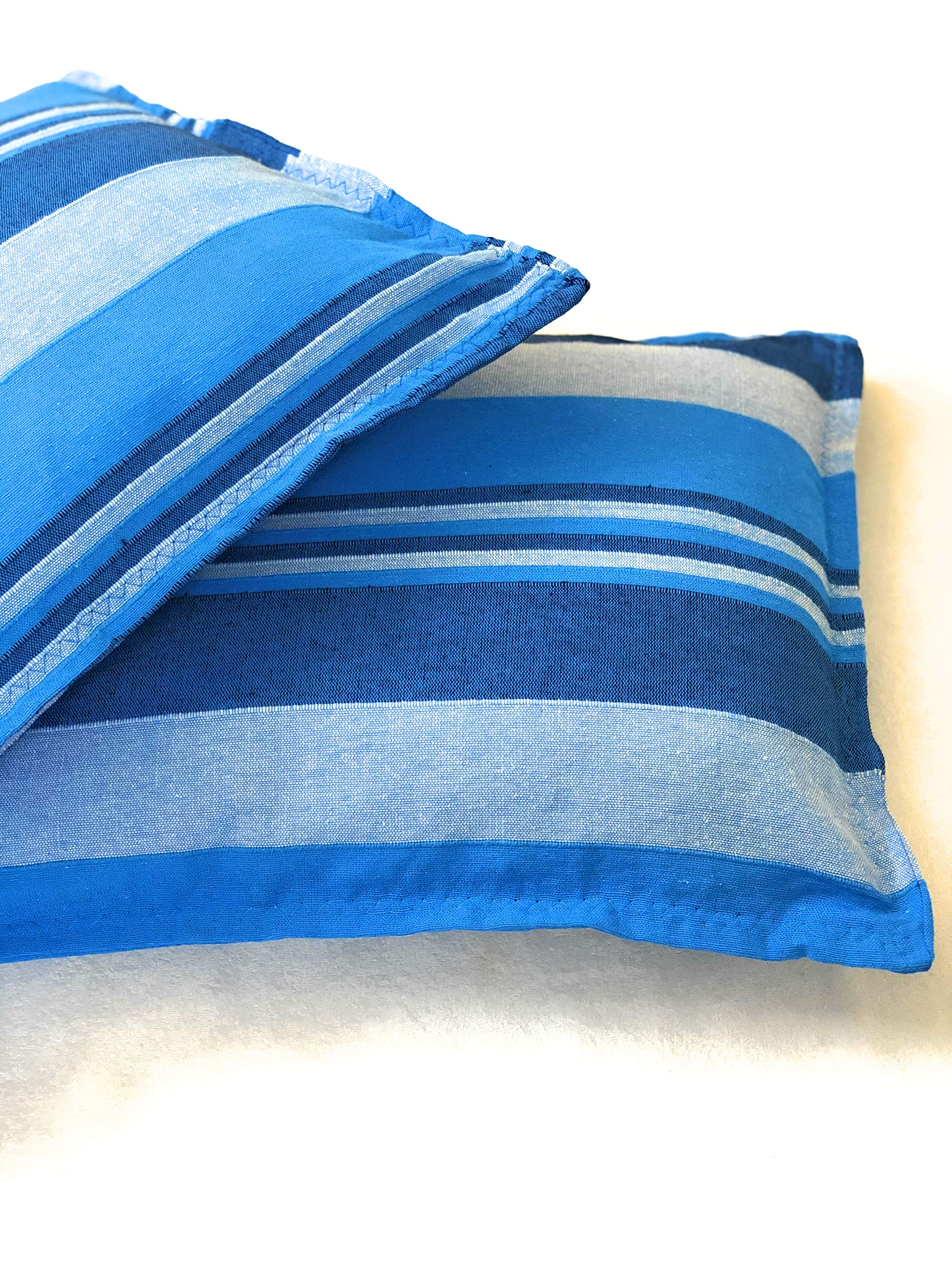 RANGBHAR Handloom Pillow Covers - Set of 2 -4
