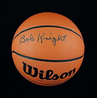 Bobby knight signed basketball Clearance