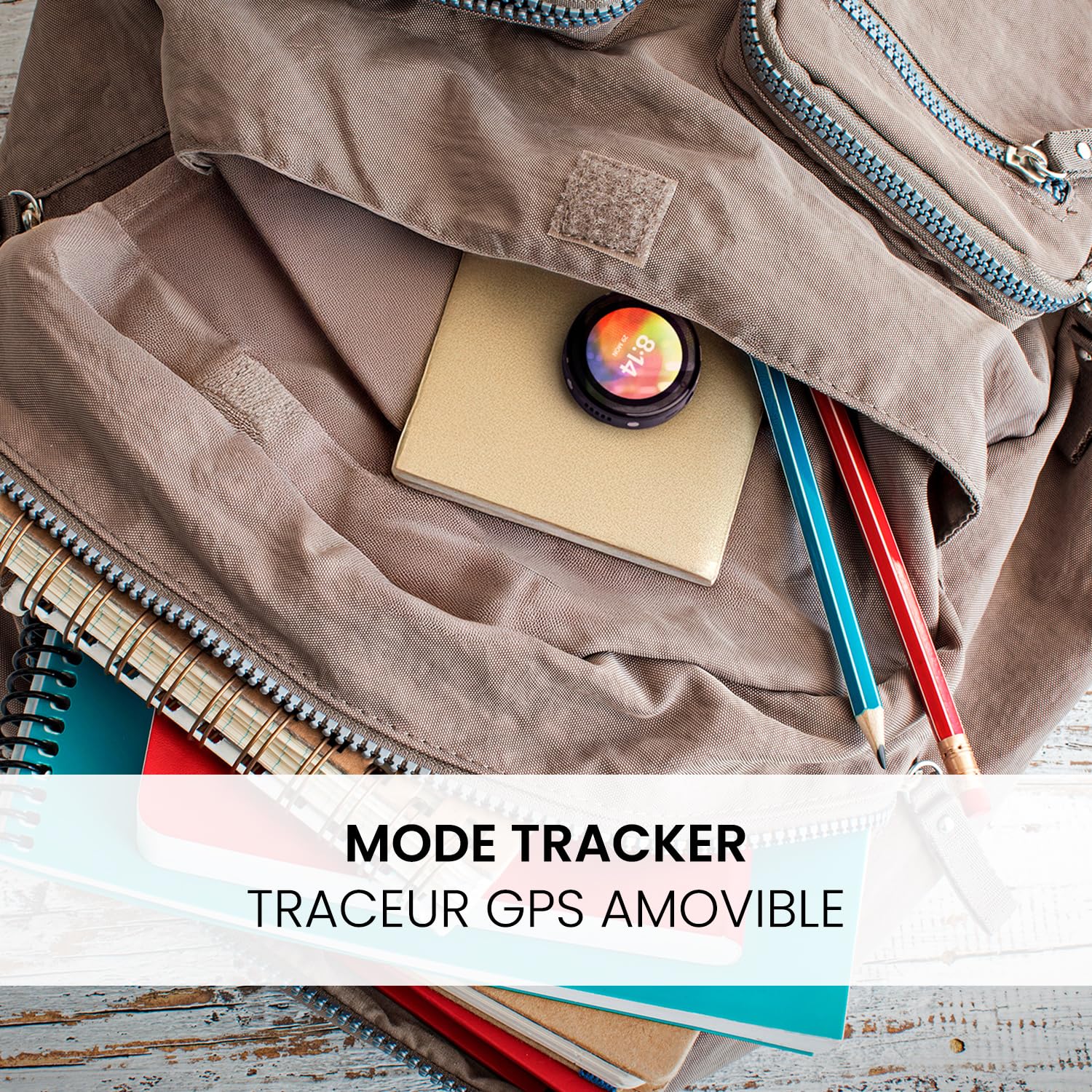 SPC Smartee 4G Junior - Montre connectée pour Enfants avec GPS, appels vidéo et Bouton SOS | Écran 1,2 po, Double Bracelet Marron et Noir et Mode Tracker| Mode École | Gestion Depuis l'app Smart Clan