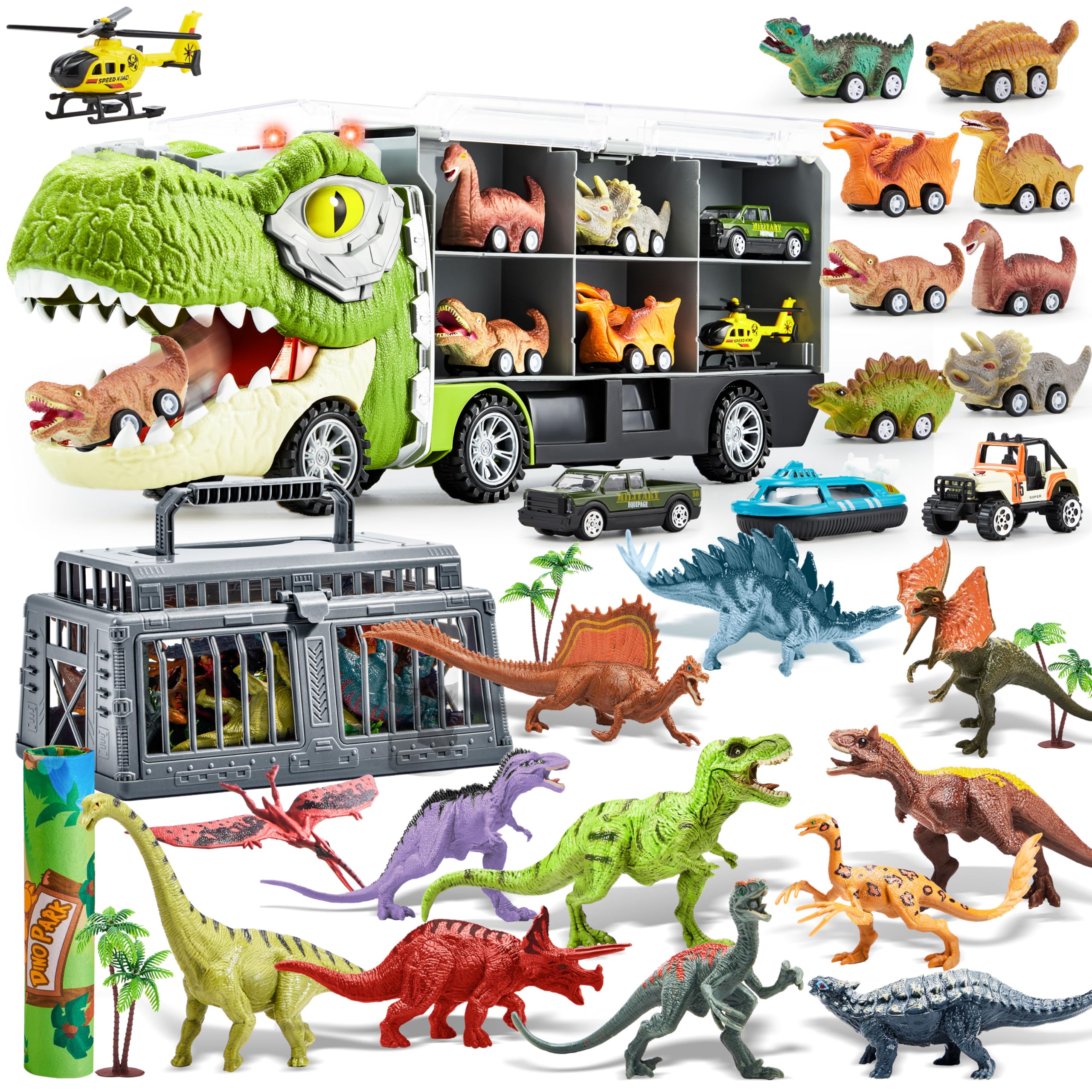 dino13✾14kgf Amazon.com: JOYIN 13 in 1 Dinosaur Toys for Kids 3-5 and