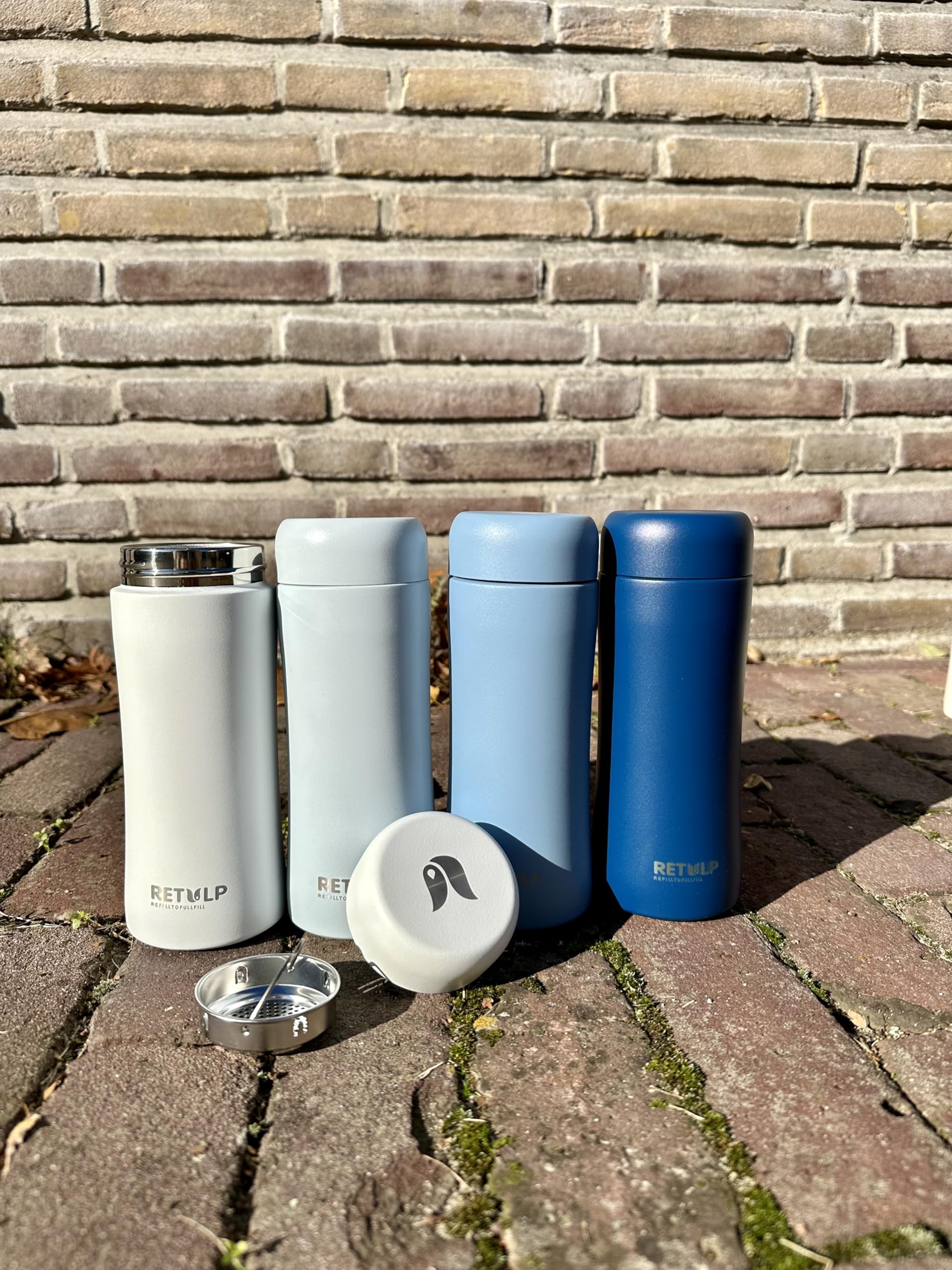 Retulp simply modern Tumbler, Thermos Teetasse, Ocean Blue, Edelstahl, 300 ml