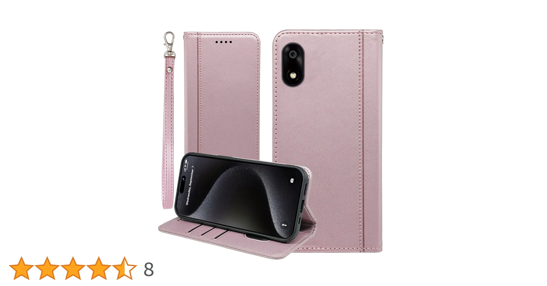 Amazon.co.jp: Cobeimisr ZTE かんたんスマホ4 A402ZT ケース 手帳型