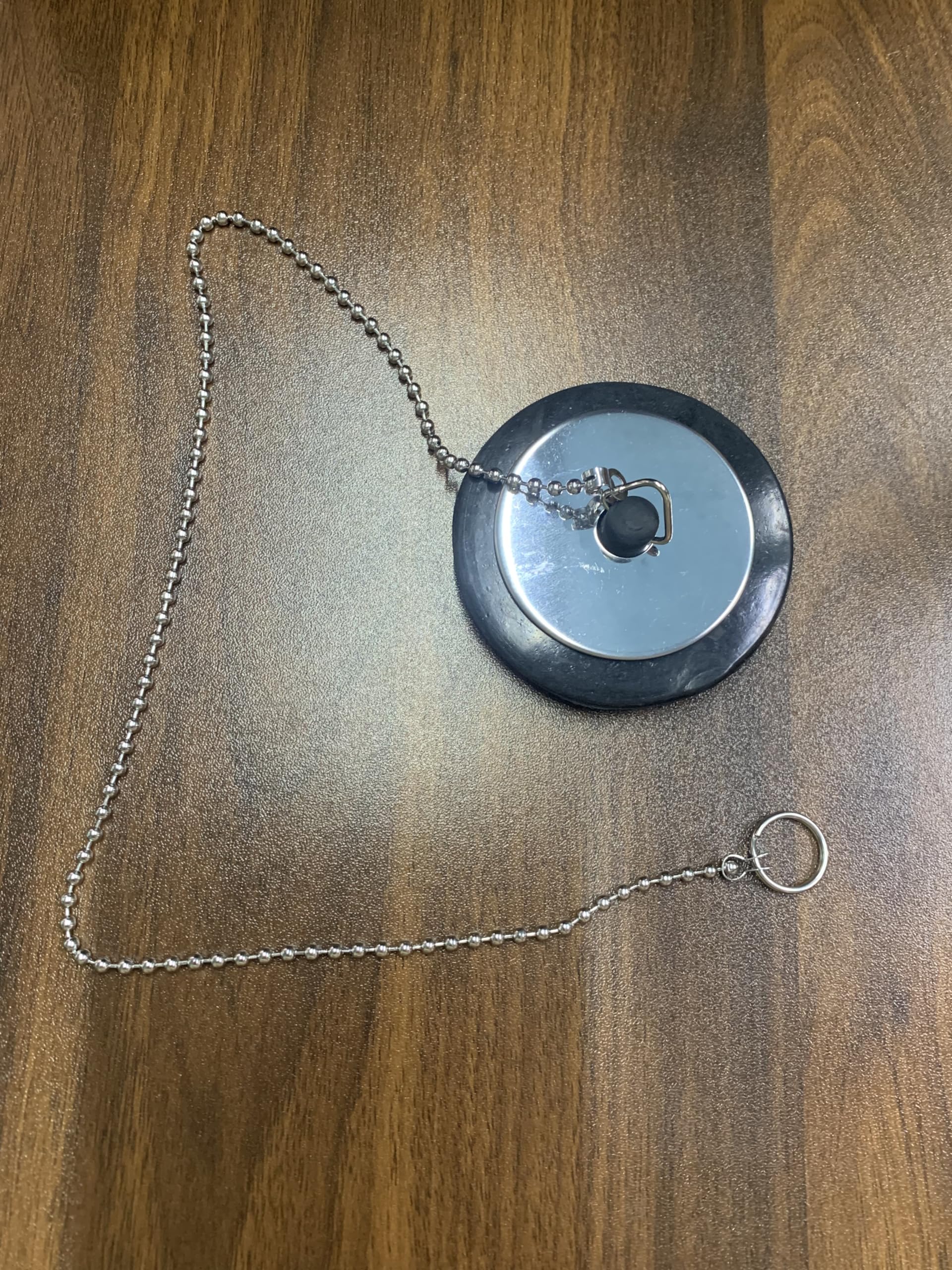 Tappo Lavandino Cucina 4 Bouchons D'évier Universels 42-45mm - Caoutchouc Chaîne Acier - Étanchéité Renforcée - Cuisine/salle De Bain Tappi Lavandino Bagno