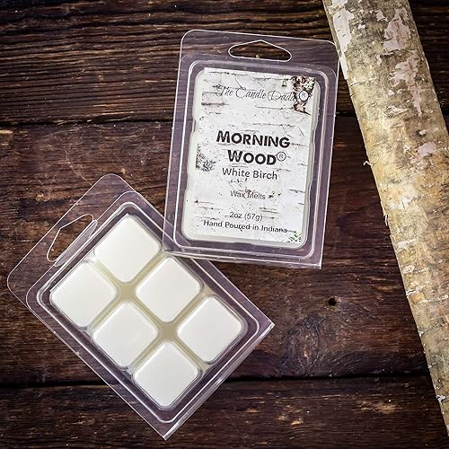Miniatura 3 de Morning Wood - Divertida cera perfumada de abedul blanco, 2 onzas, 6 cubos, 1 paquete