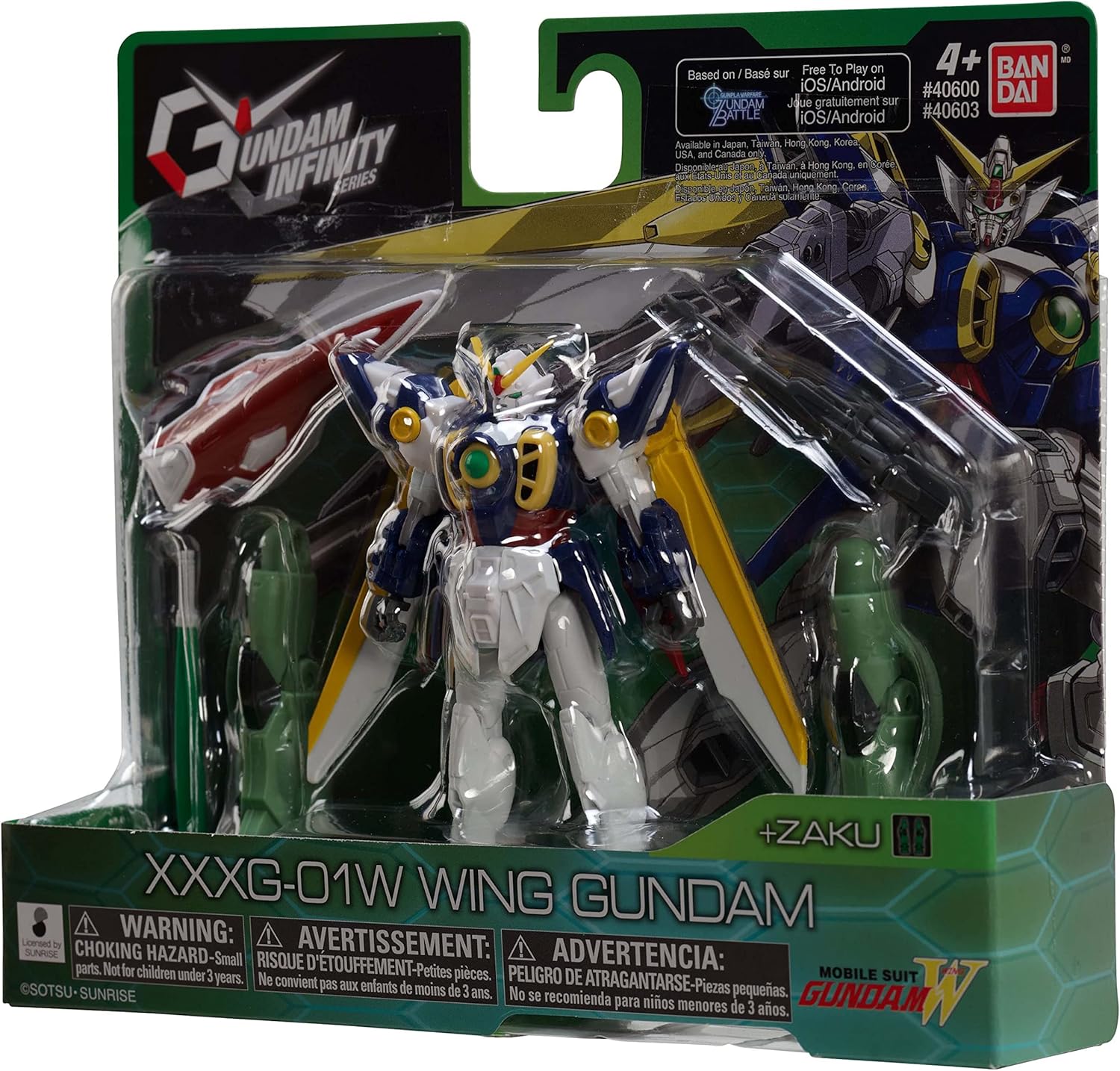 Bandai America - Gundam Infinity 4.5 Wing Gundam Action Figure