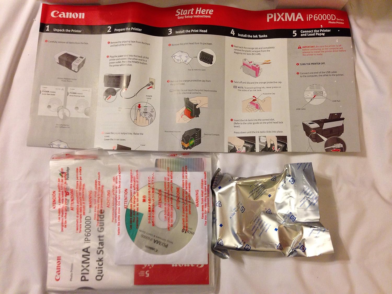Canon PIXMA iP6000D Photo Printer