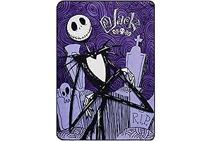 Disney Nightmare Before Christmas Throw Blanket: Embrace the Spooky Season with Jack Skellington's Cozy Embrace