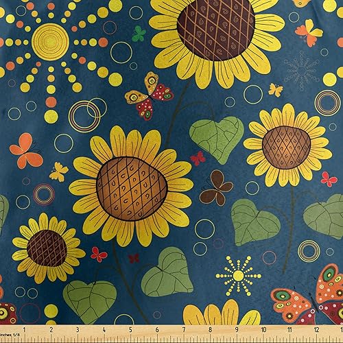 Miniatura 11 de Tela de panda Lunarable de The Yard, diseño de oso asiático con dibujos animados comiendo hojas y ramas, animal silvestre, tela decorativa para