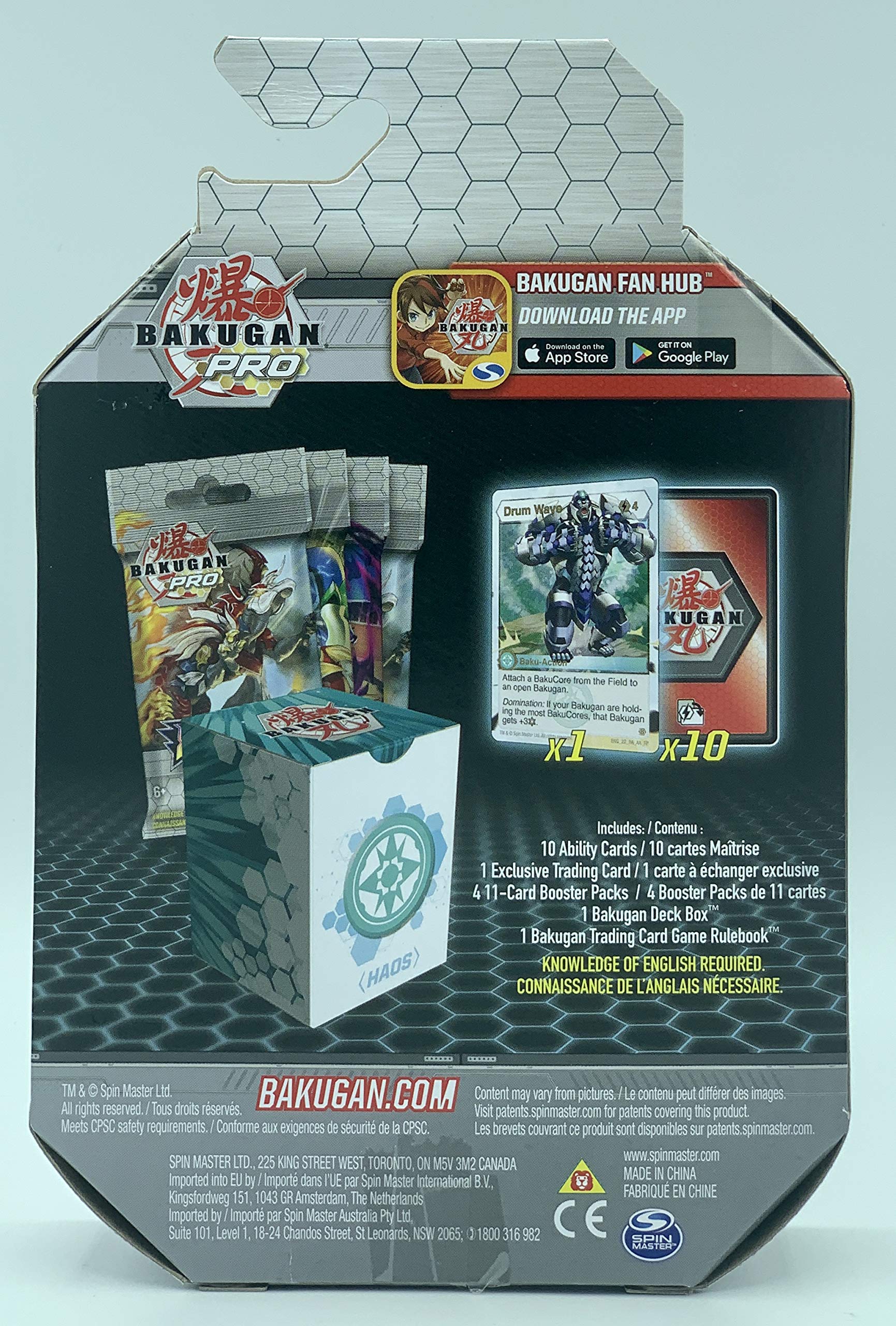 Bakugan Pro, Haos Faction Bundle, 4 Booster Packs with 10 Bonus Cards, Ages  6+ and up. : Amazon.ae: Toys