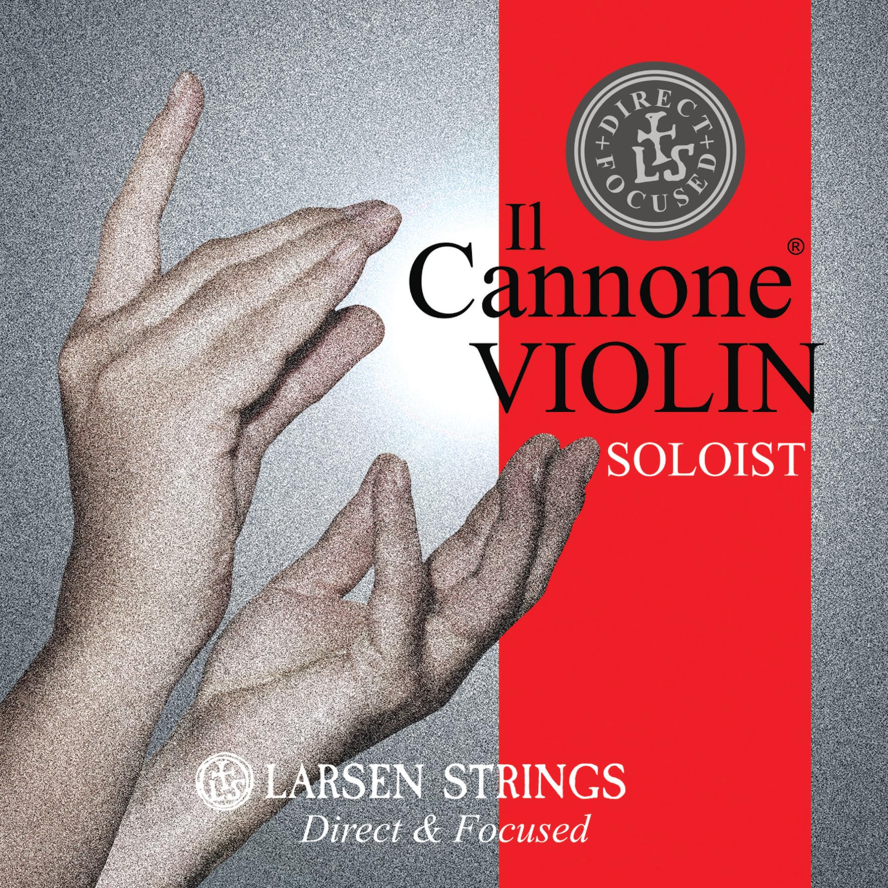 LARSEN STRINGS Corde per violino II Cannone - Violino 4/4 - Soloist - Set 4 corde Direct & Focused, tensione 24,5 kg/53.9 lbs