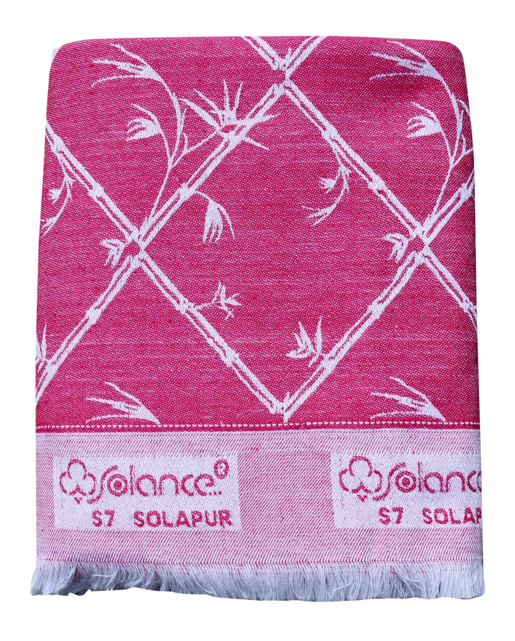 Mandhania Cotton Soft Light Weight Single Bed Solapur Chaddar , Pink (B08LCBSN3X) Amazon Price History, Amazon Price Tracker