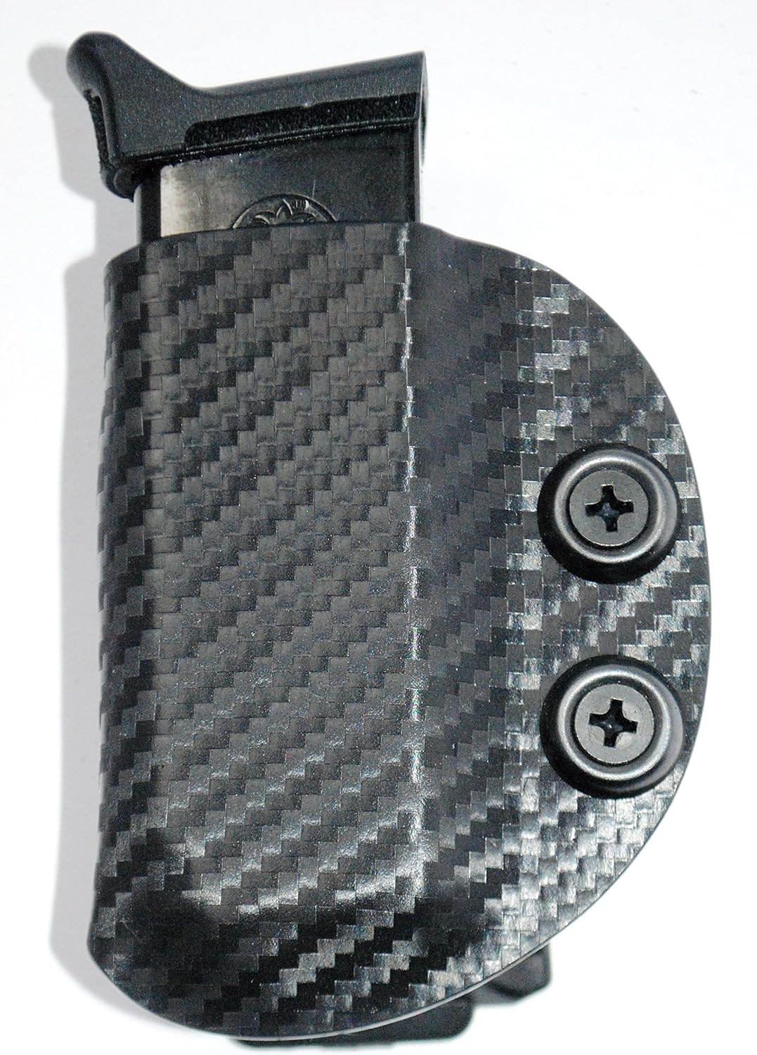 IWB Magazine Carrier Mag Pouch: Fits Ruger LCP and LCP 2 Models EDC (Carbon Fiber Black - Right Hand Mag Draw)