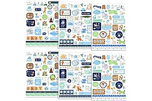 Eaasty Scrapbook Baby Stickers: 930 Pieces of Adventure for Your Little One's Journey