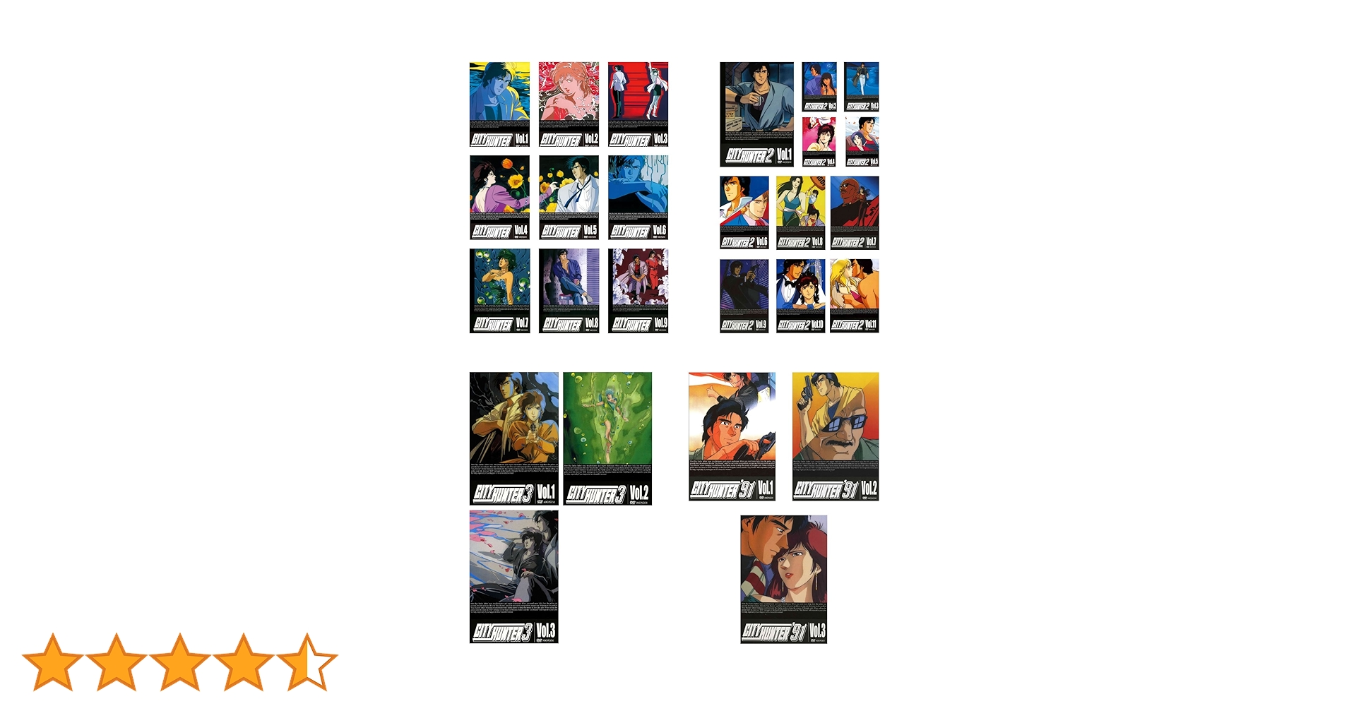 CITY HUNTER シティーハンター 全26巻 CITY HUNTER シティーハンター 全26枚 シーズン 1、2、3、91