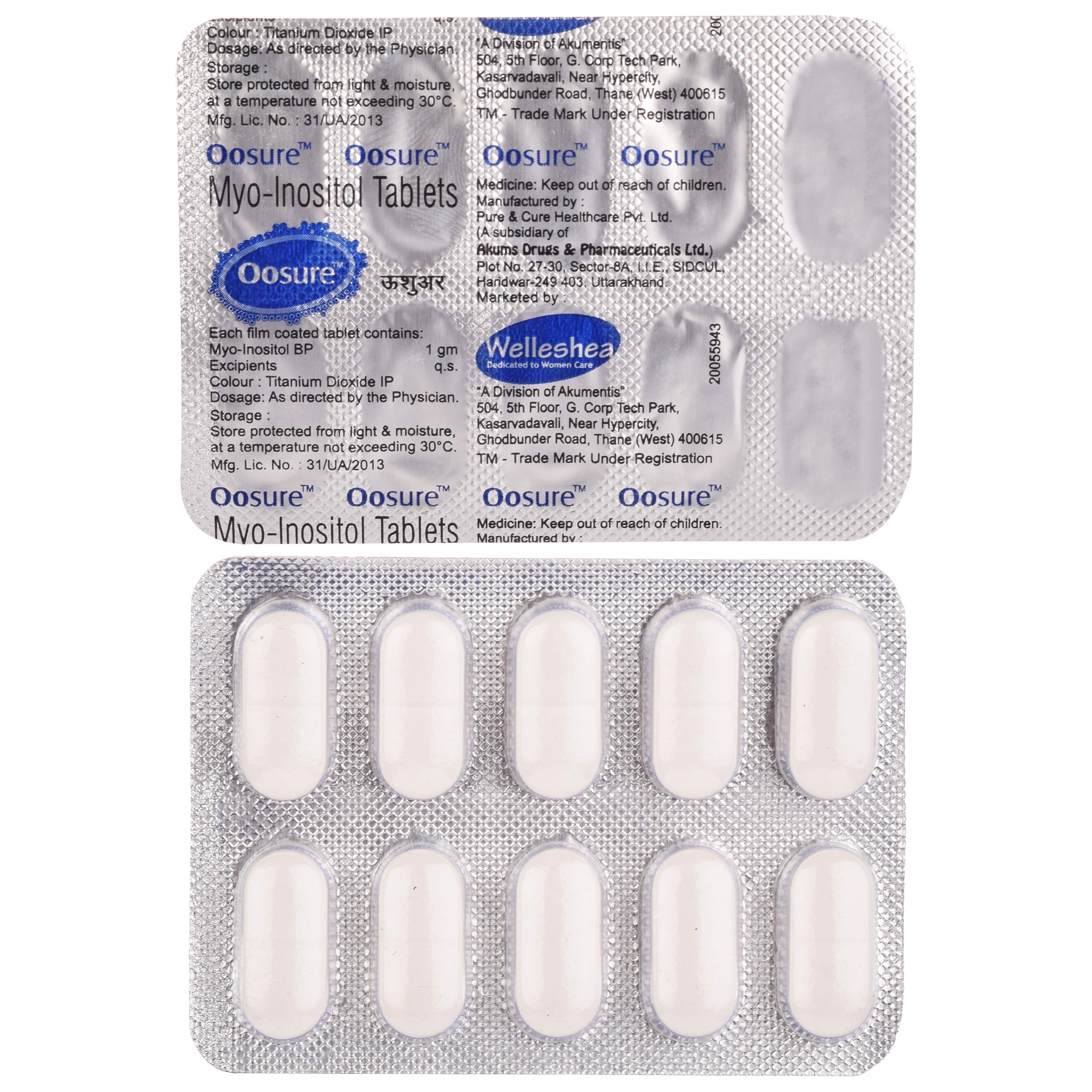 Oosure - Strip of 10 Tablets