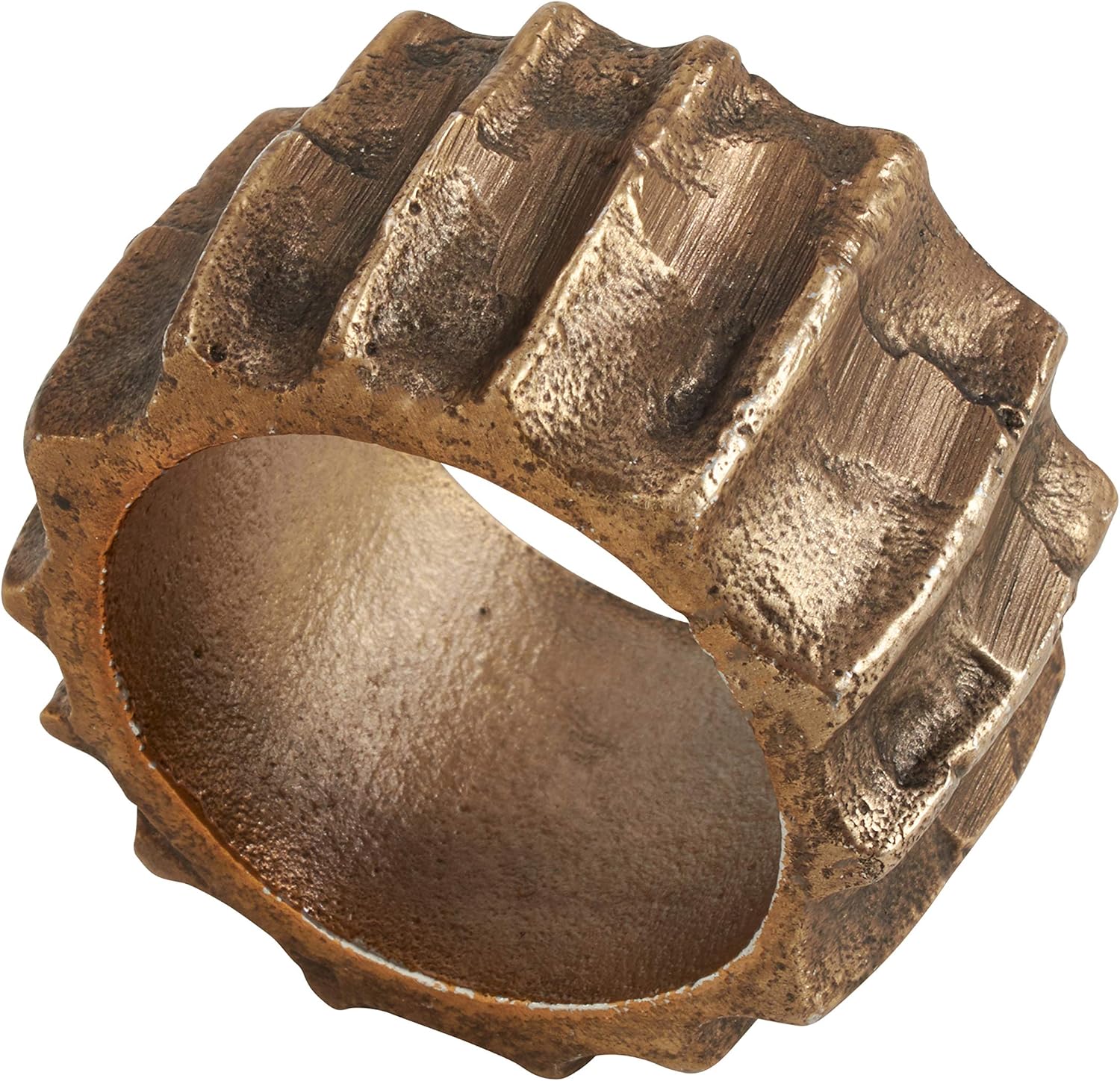 Ribbed Napkin Rings (Set of 4)