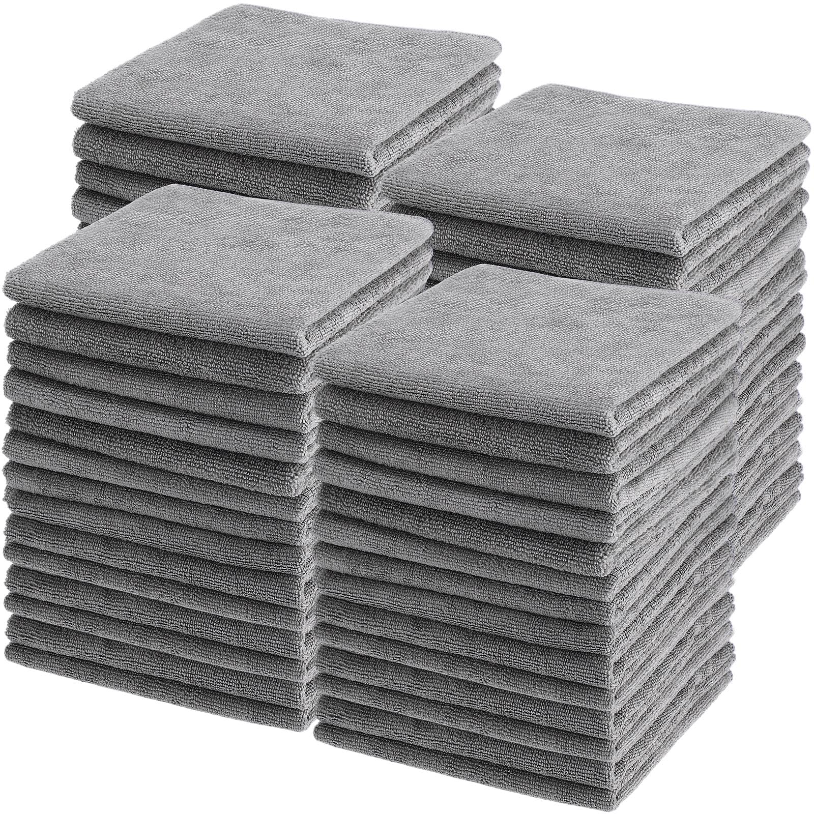 Shimeyao 50 Pack 16 x 29 Inch Bleach Salon Towels Bulk, Light Grey