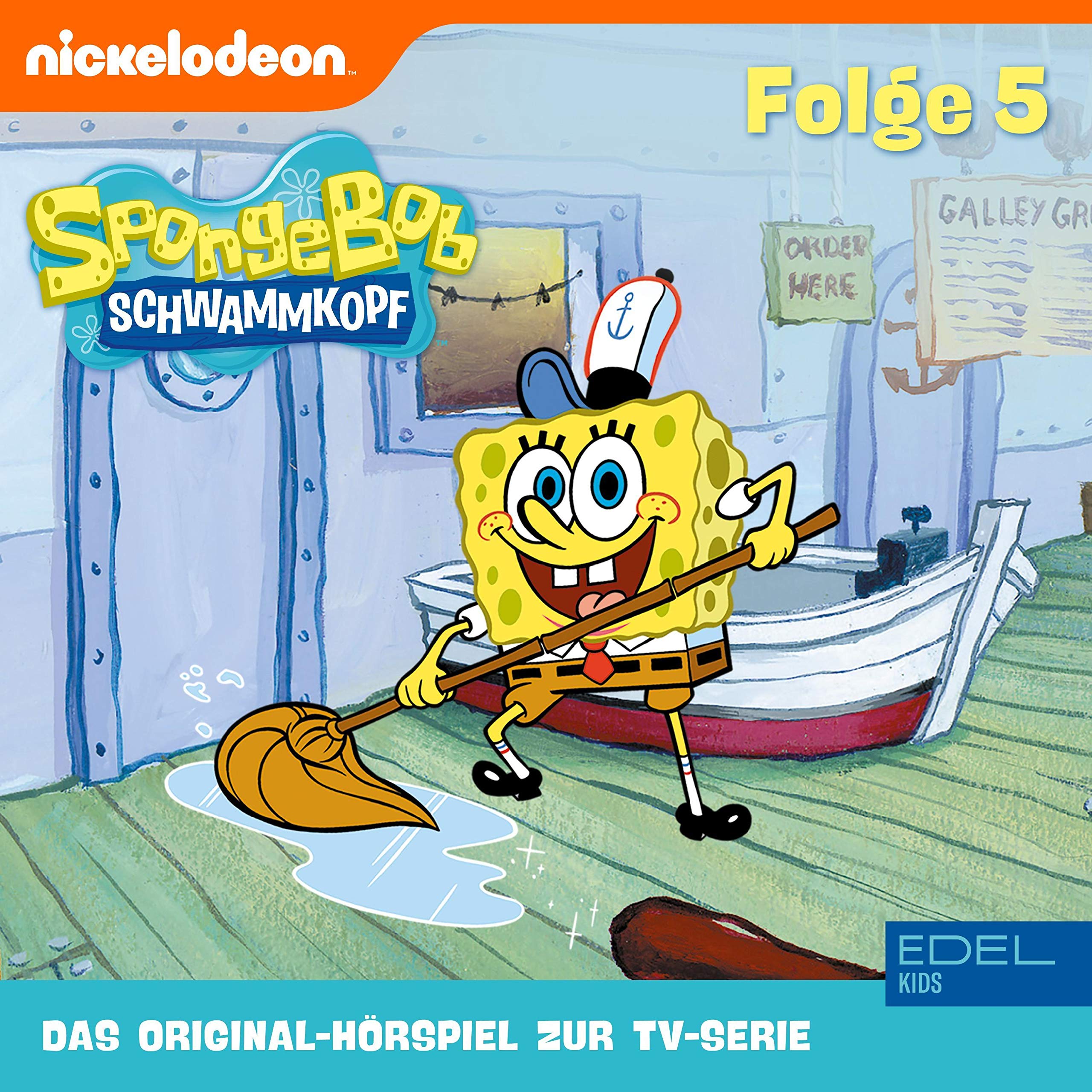 Cover art for SpongeBob Schwammkopf 5. Das Original-Hörspiel zur TV-Serie