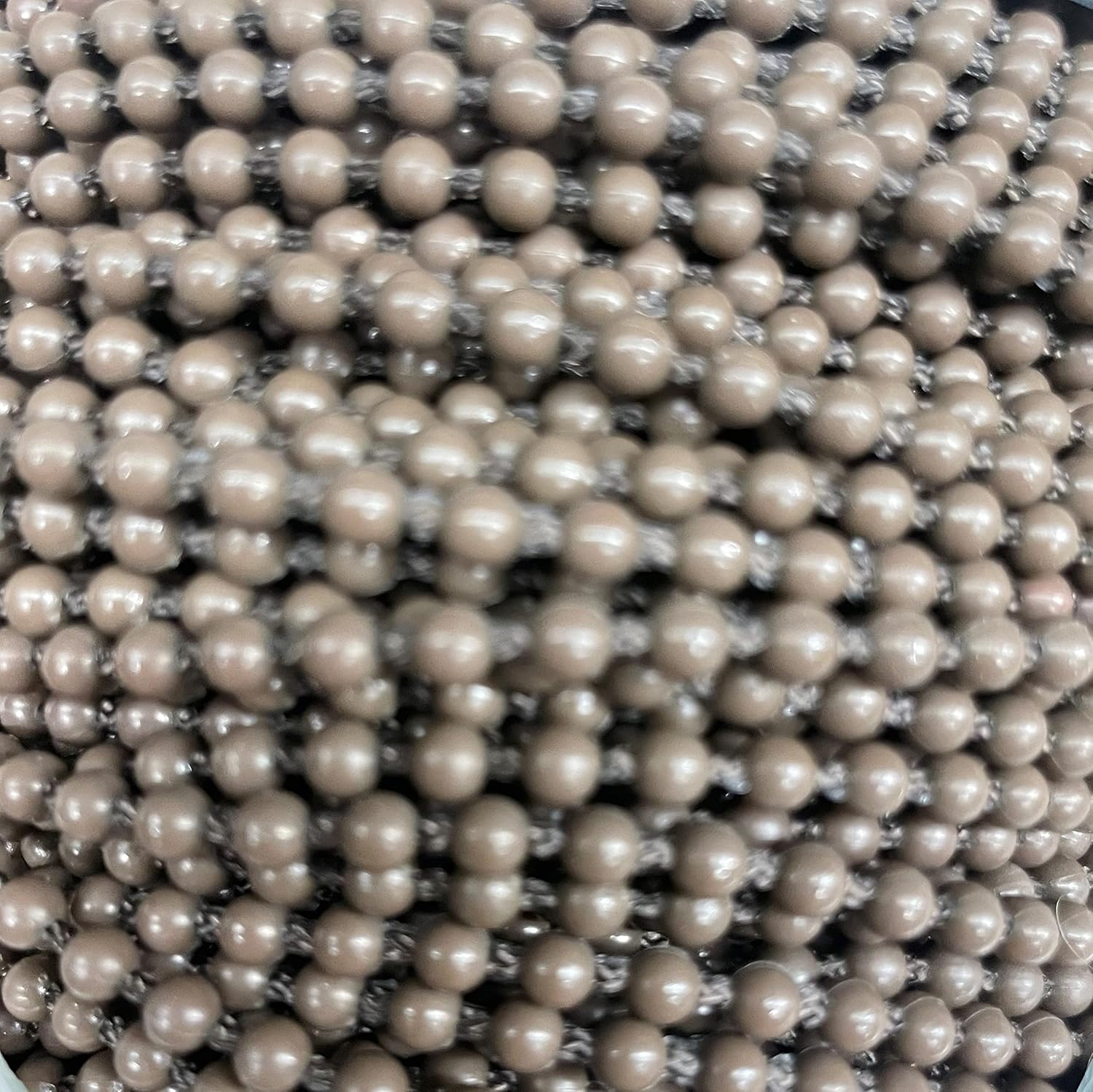 Plastic Ball Bead Chain Cord Roll - 1,000 Feet Spool - #10 - Roller Shade, Roman Shade, and Blind Ball Chain Repair by Castellanos (White)